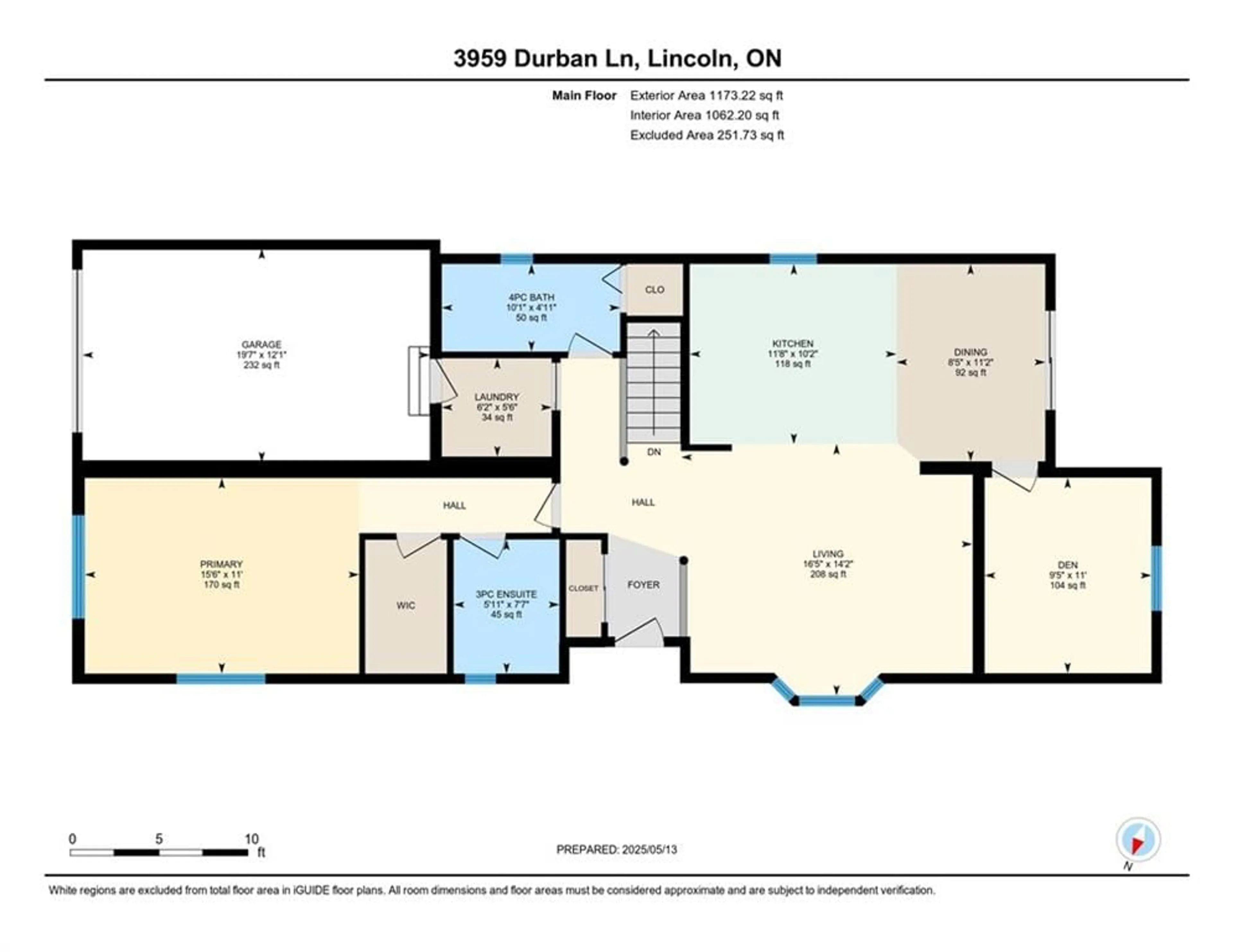 Floor plan for 3959 Durban Lane, Vineland Ontario L0R 2C0