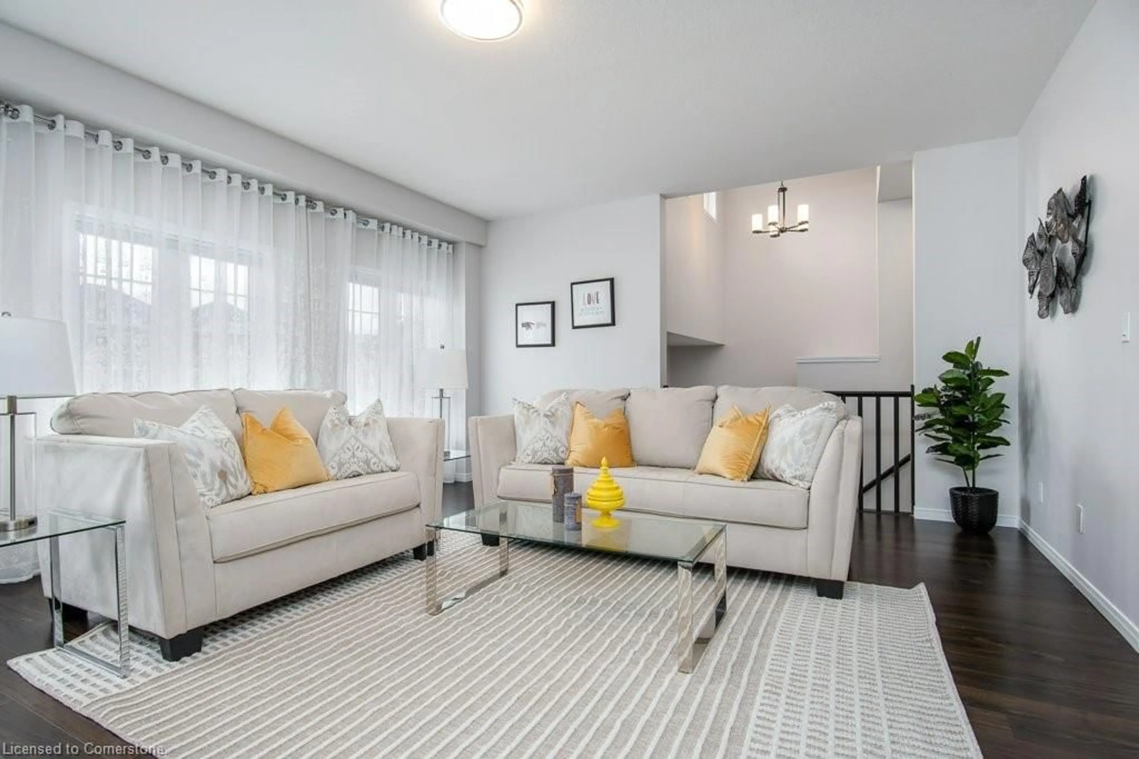 Living room with furniture, unknown for 573 Sundew Dr, Waterloo Ontario N2V 0B9