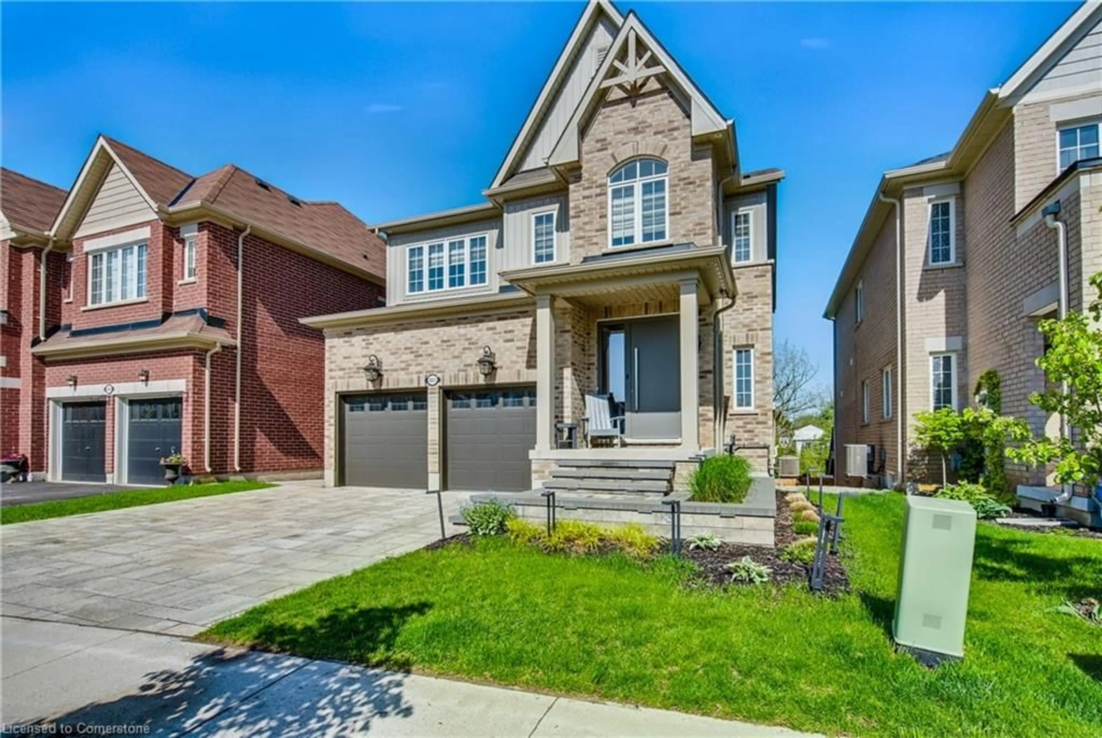 Home with brick exterior material, street for 4051 Fracchioni Dr, Beamsville Ontario L3J 0R5