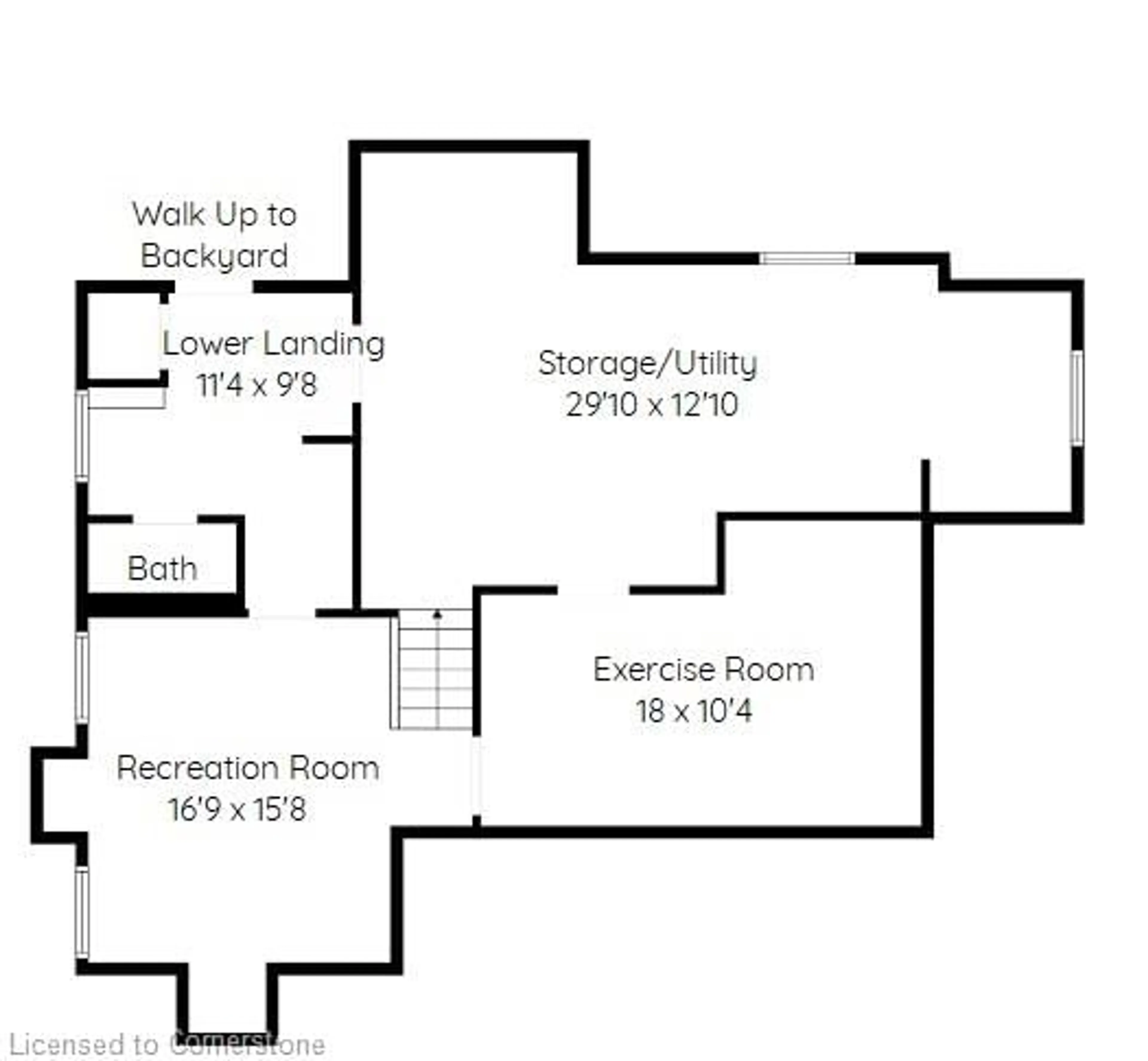 Floor plan for 39 Barnabas St, Lynden Ontario L0R 1T0