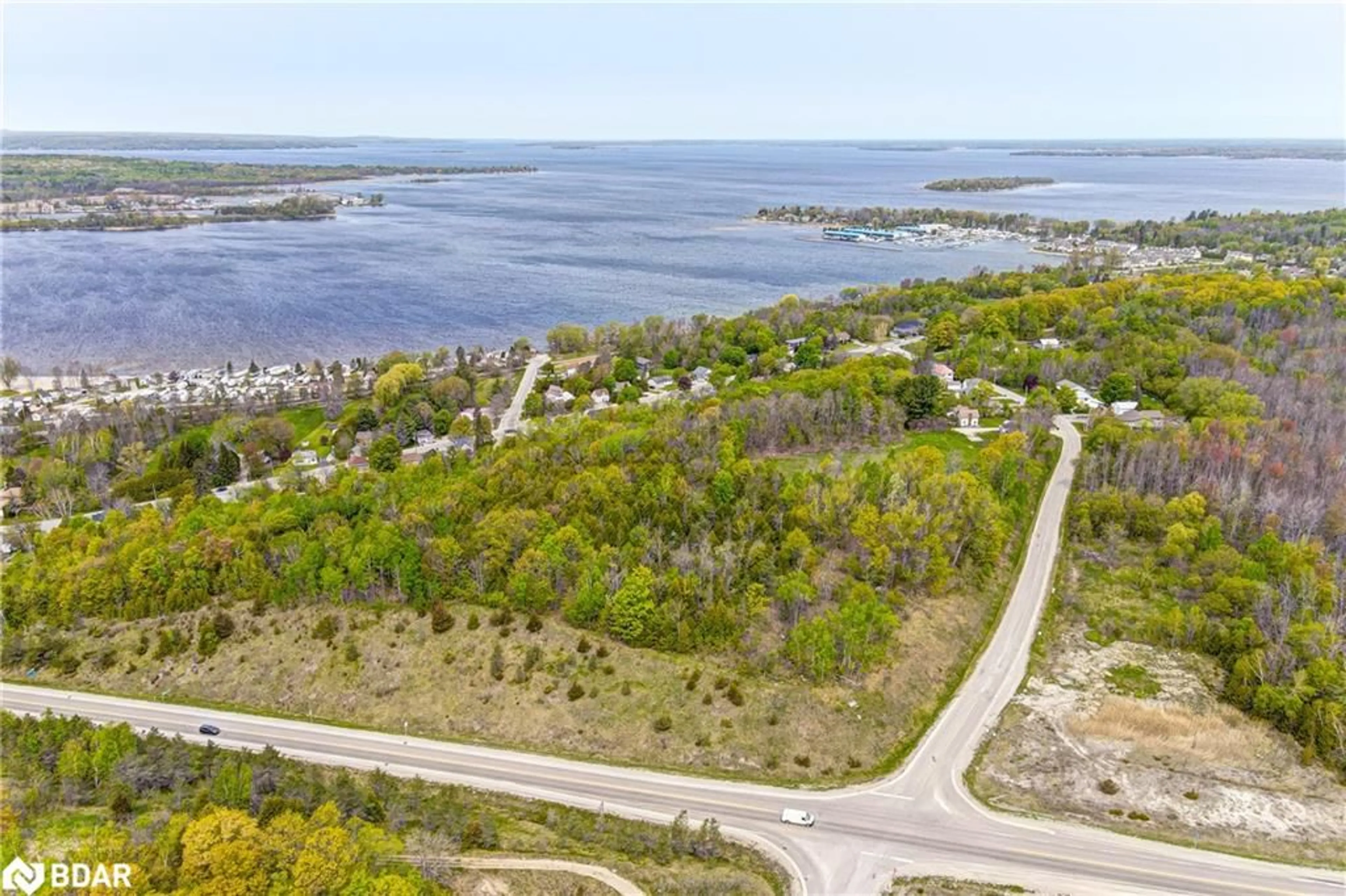 A pic from outside/outdoor area/front of a property/back of a property/a pic from drone, water/lake/river/ocean view for 400 Newton St St, Victoria Harbour Ontario L0K 2A0