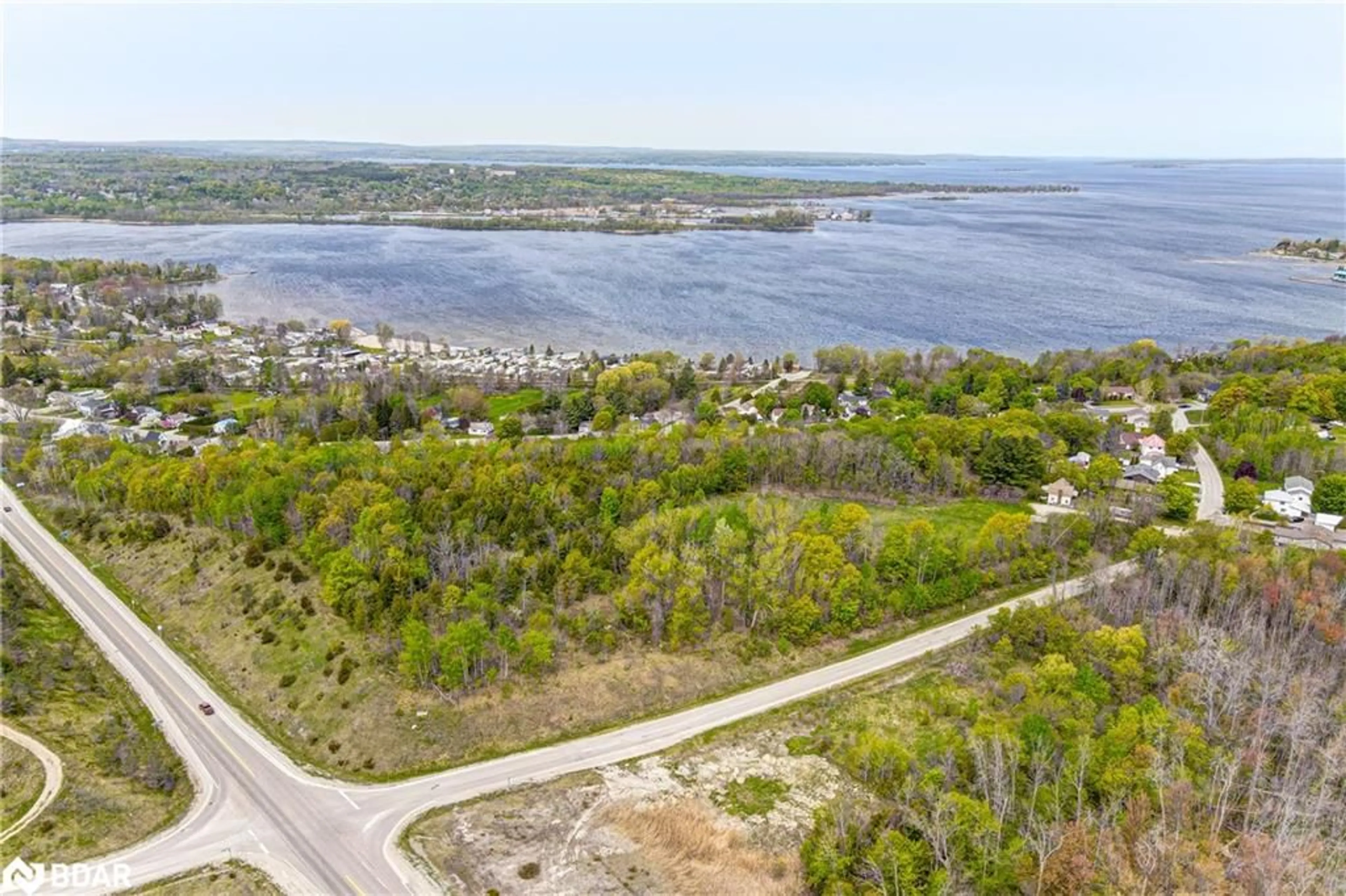 A pic from outside/outdoor area/front of a property/back of a property/a pic from drone, water/lake/river/ocean view for 400 Newton St St, Victoria Harbour Ontario L0K 2A0