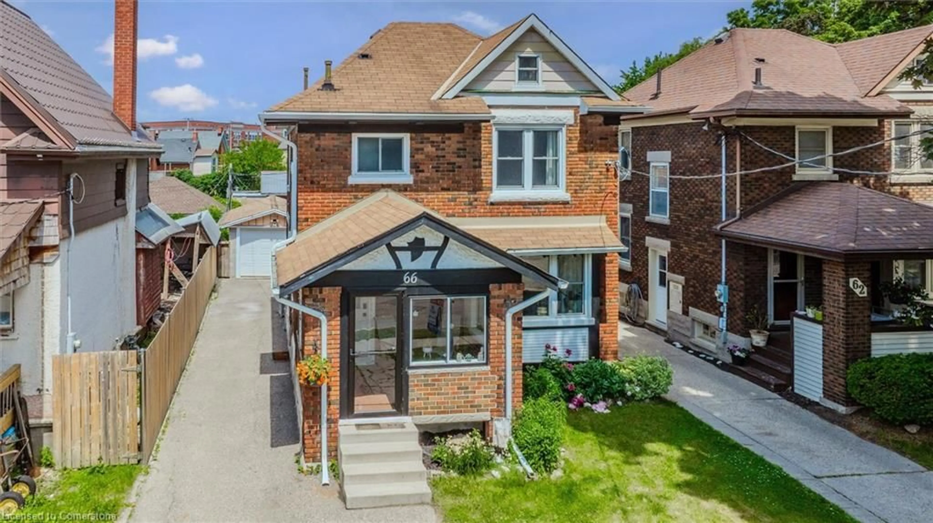 Home with brick exterior material, street for 66 Cherry St, Kitchener Ontario N2G 2C6