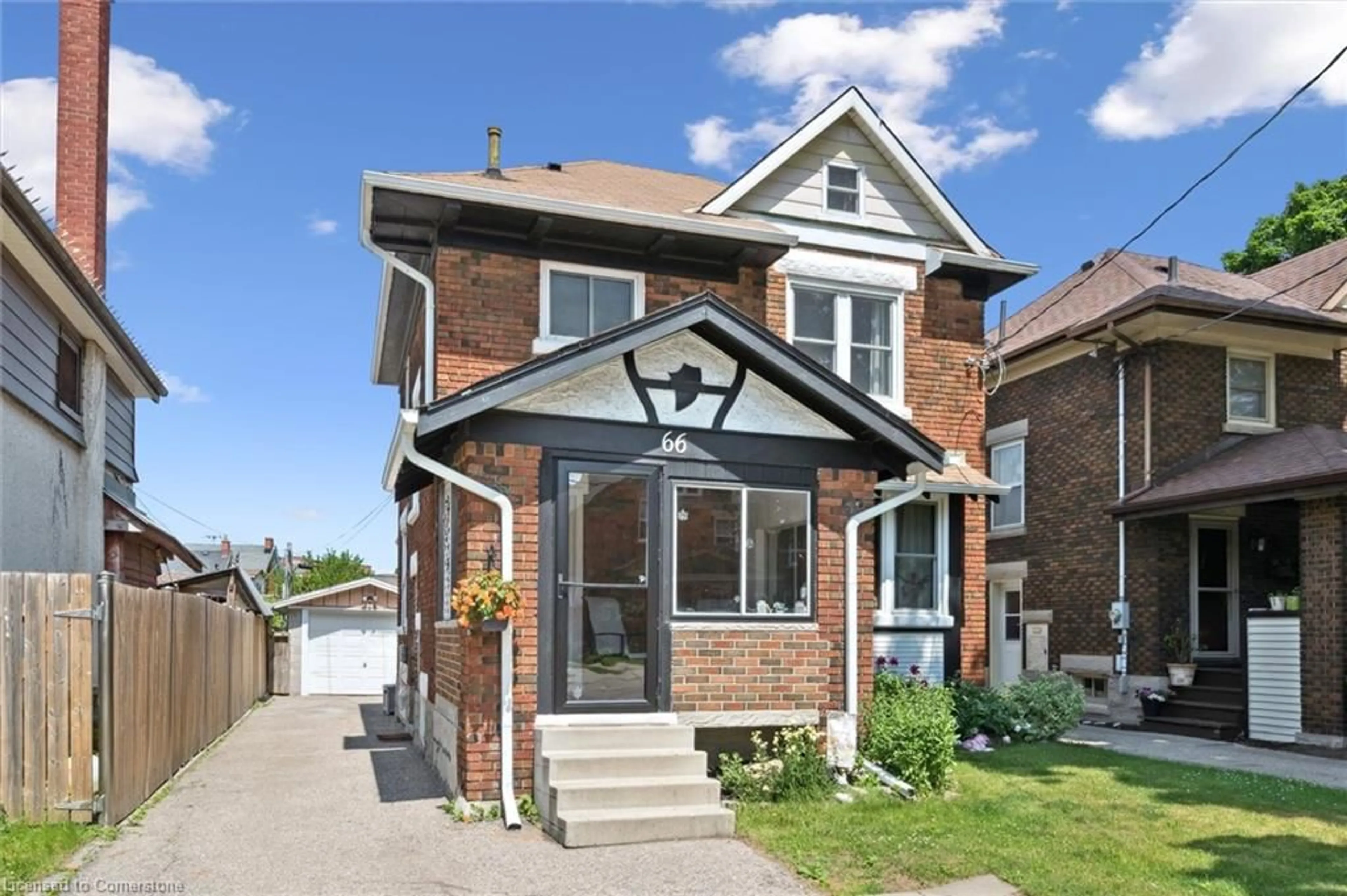Home with brick exterior material, street for 66 Cherry St, Kitchener Ontario N2G 2C6