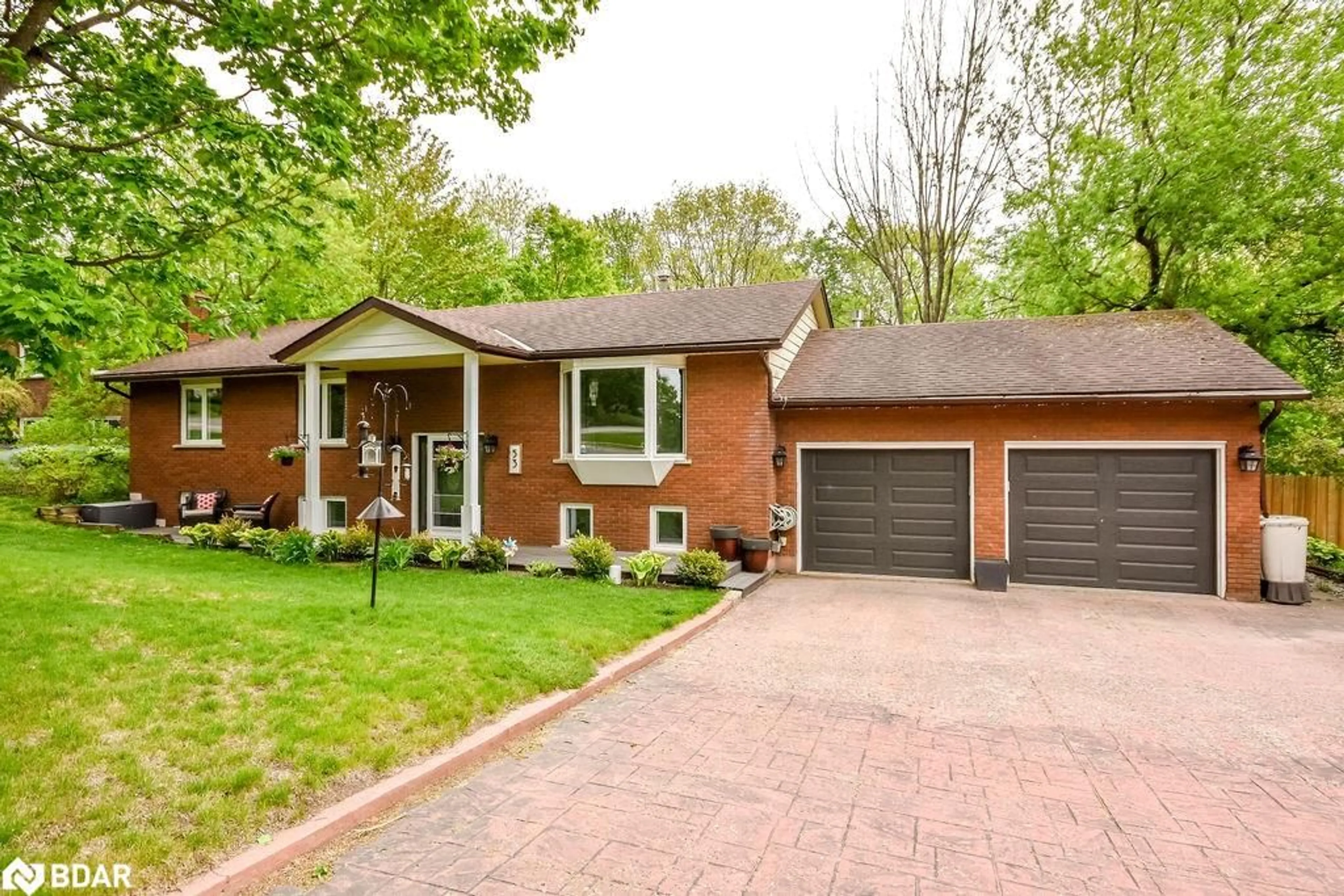 Home with brick exterior material, street for 53 Belmont Cres, Springwater Ontario L0L 1X1