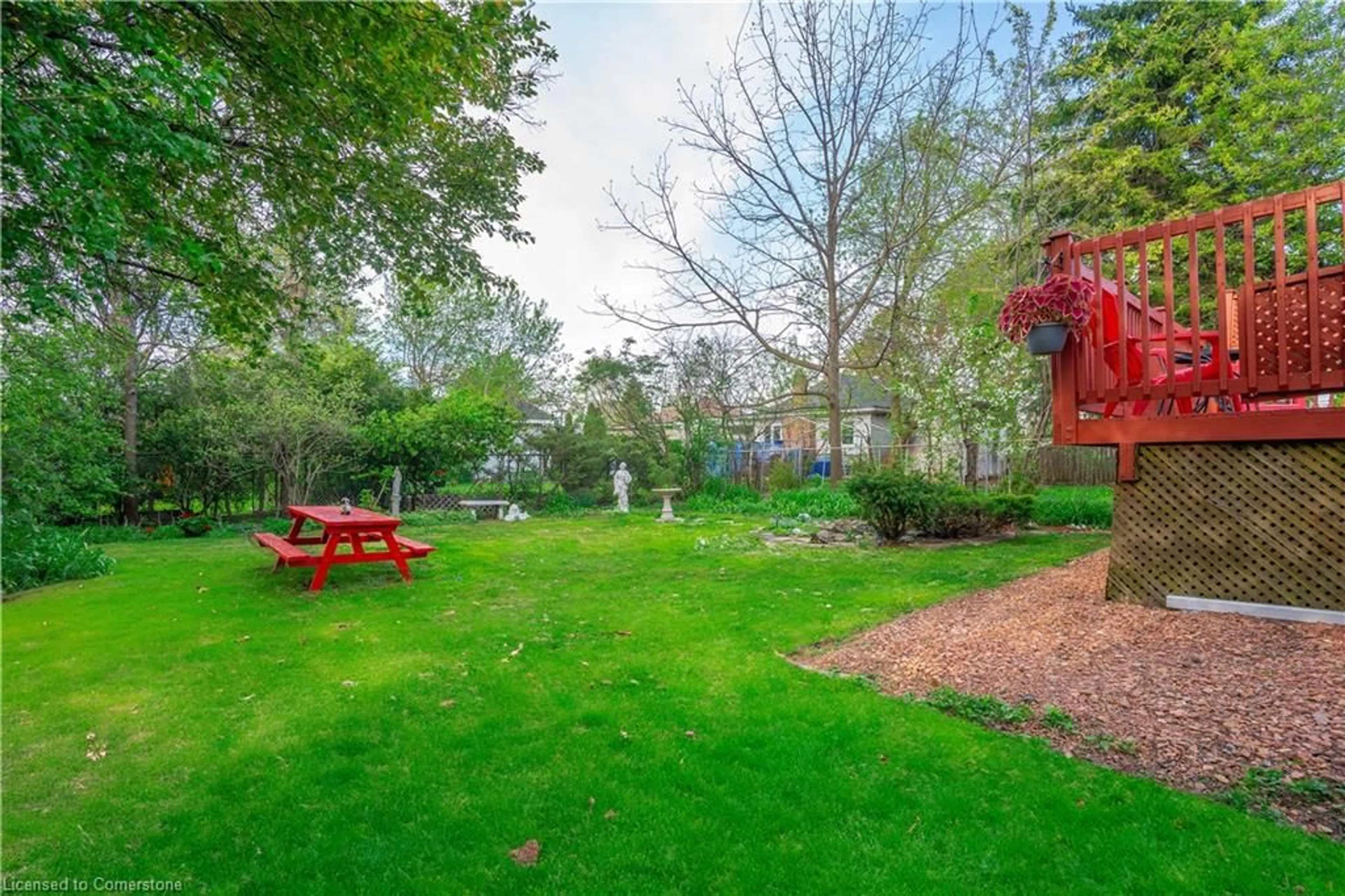 Patio, forest/trees view for 197 Fennell Ave, Hamilton Ontario L9A 1S5
