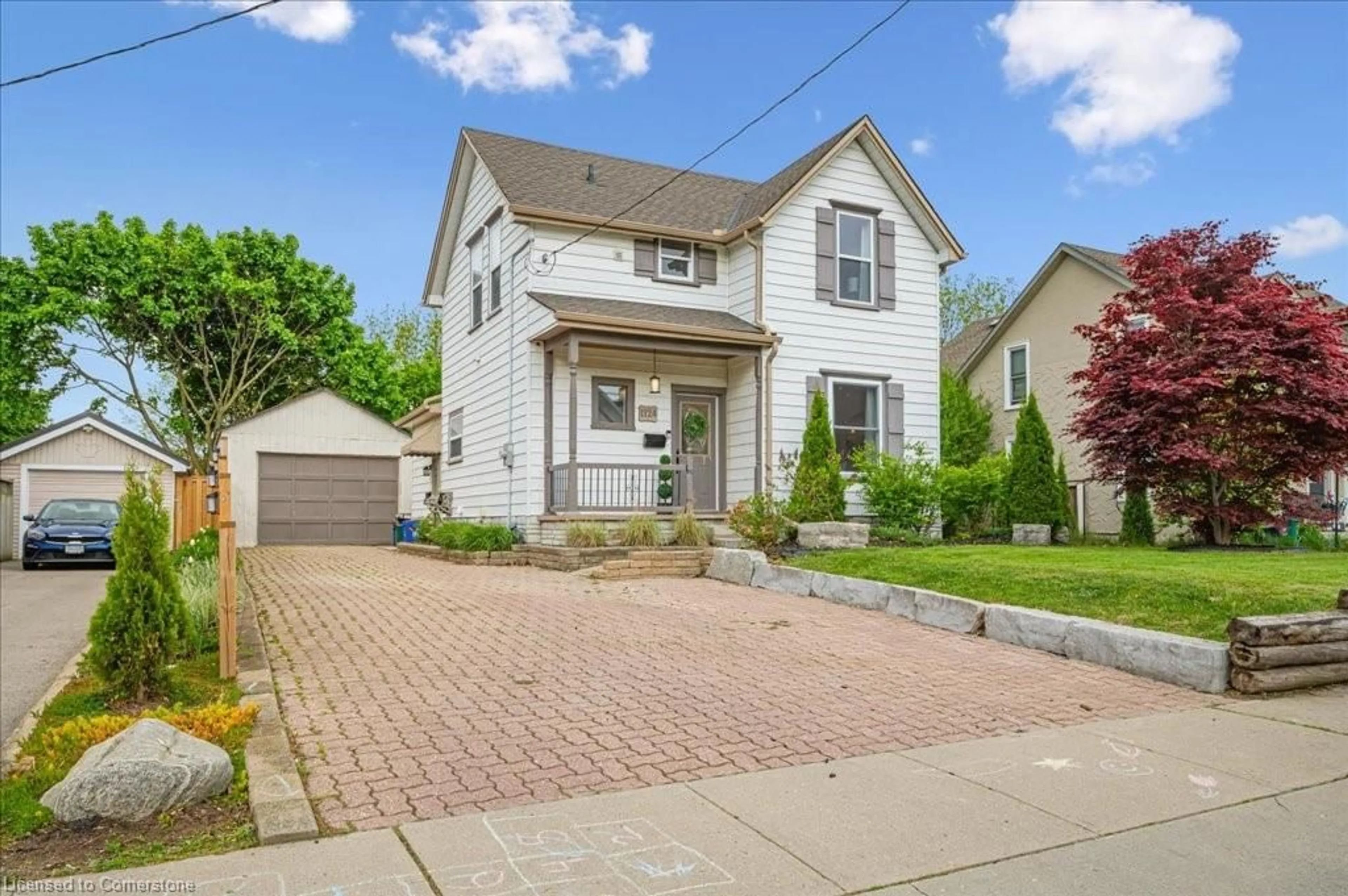 Home with brick exterior material, street for 1124 Queenston Rd, Cambridge Ontario N3H 3K9