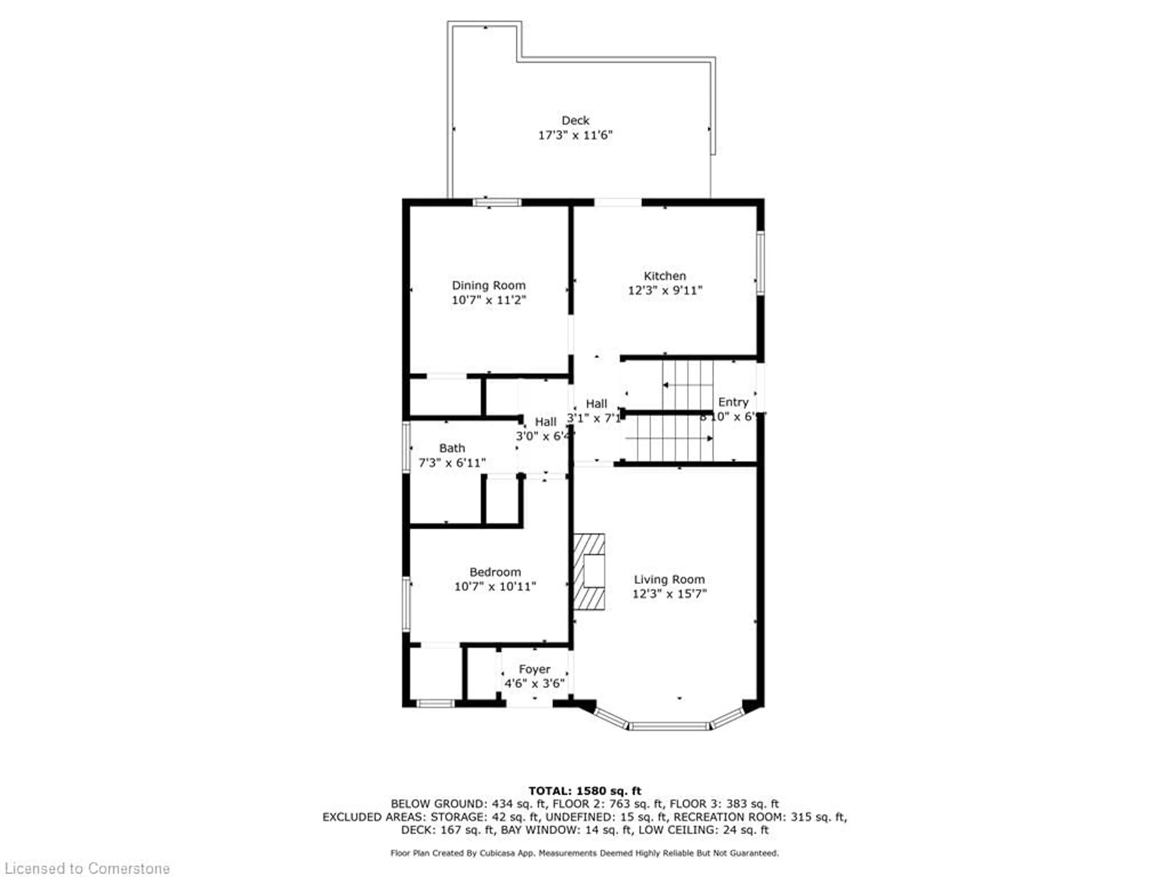 Floor plan for 167 Rodgers Rd, Hamilton Ontario L8K 3C1
