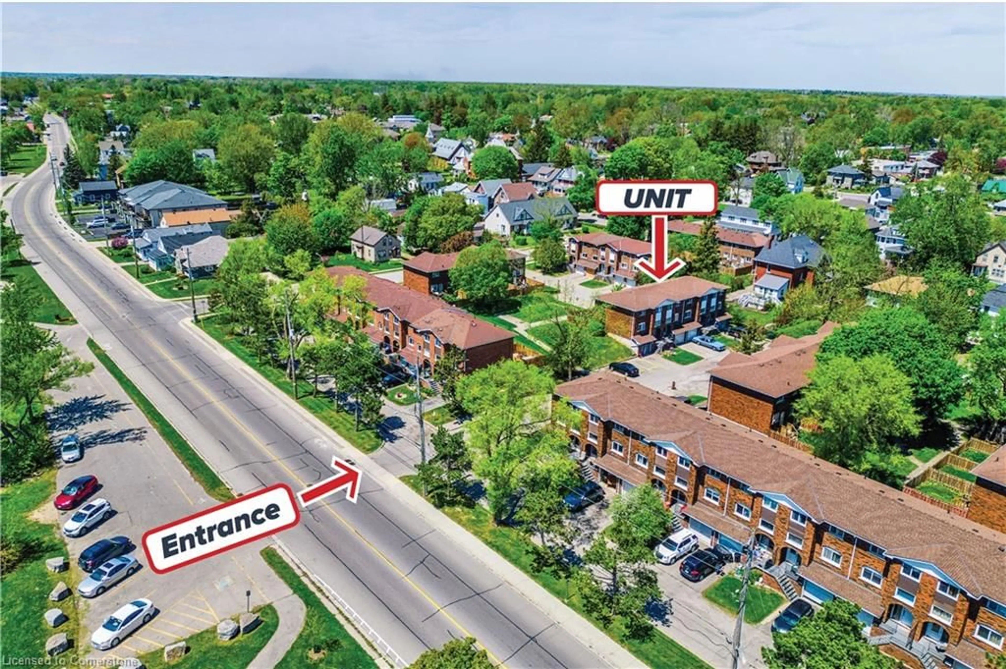 A pic from outside/outdoor area/front of a property/back of a property/a pic from drone, street for 135 Main St #24, Dunnville Ontario N1A 3C8