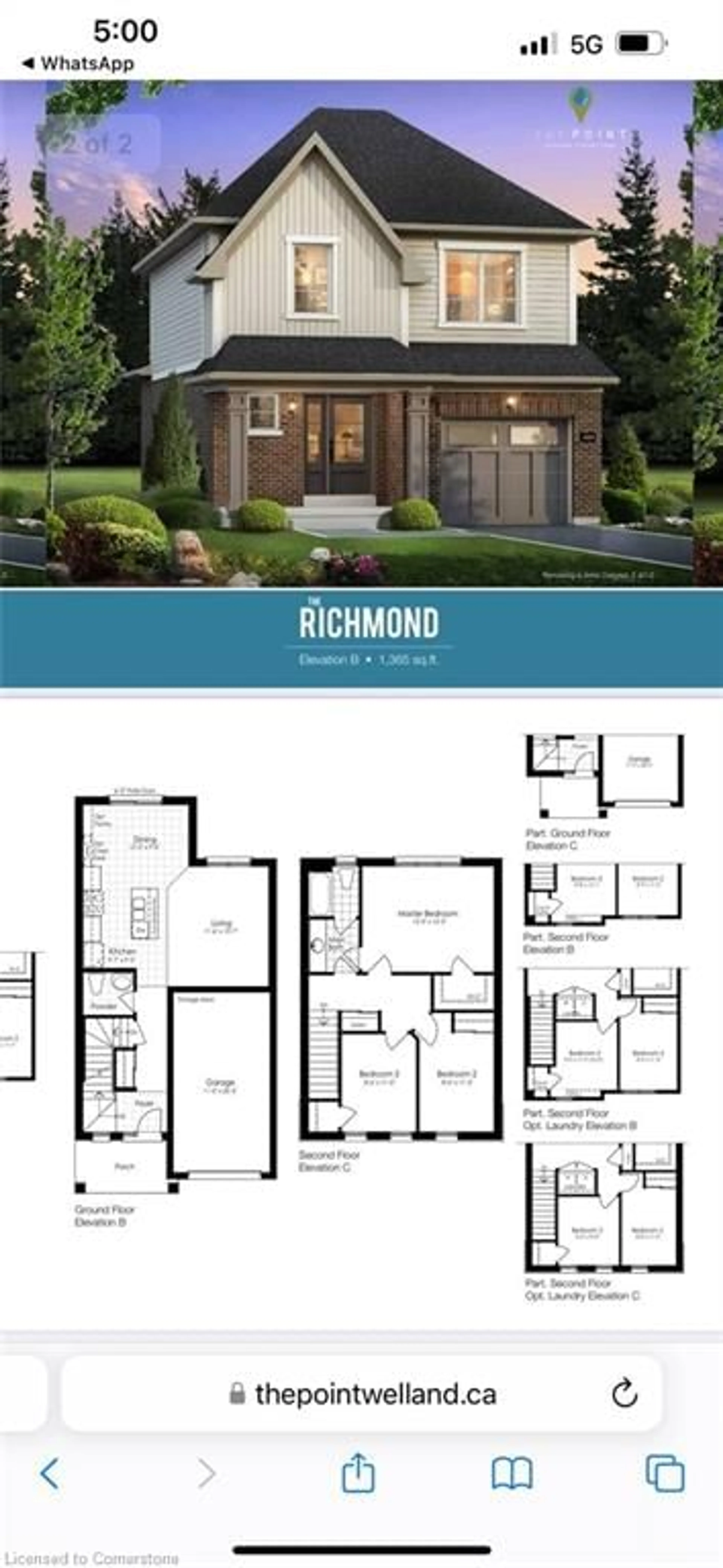 Floor plan for 112 Tumblewood Pl, Welland Ontario L3B 0J3