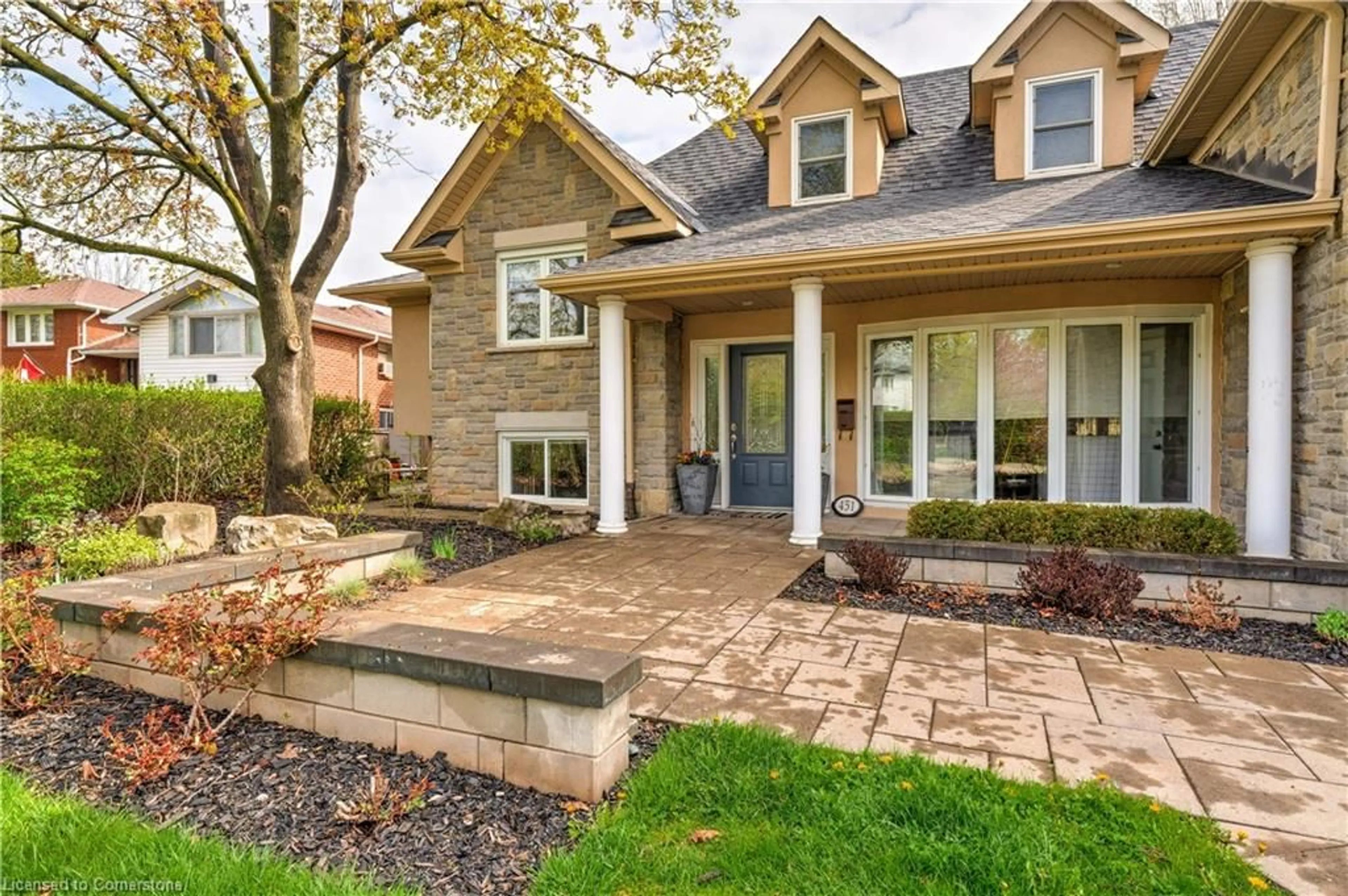 Home with brick exterior material, street for 451 Sandlewood Rd, Oakville Ontario L6L 3S3
