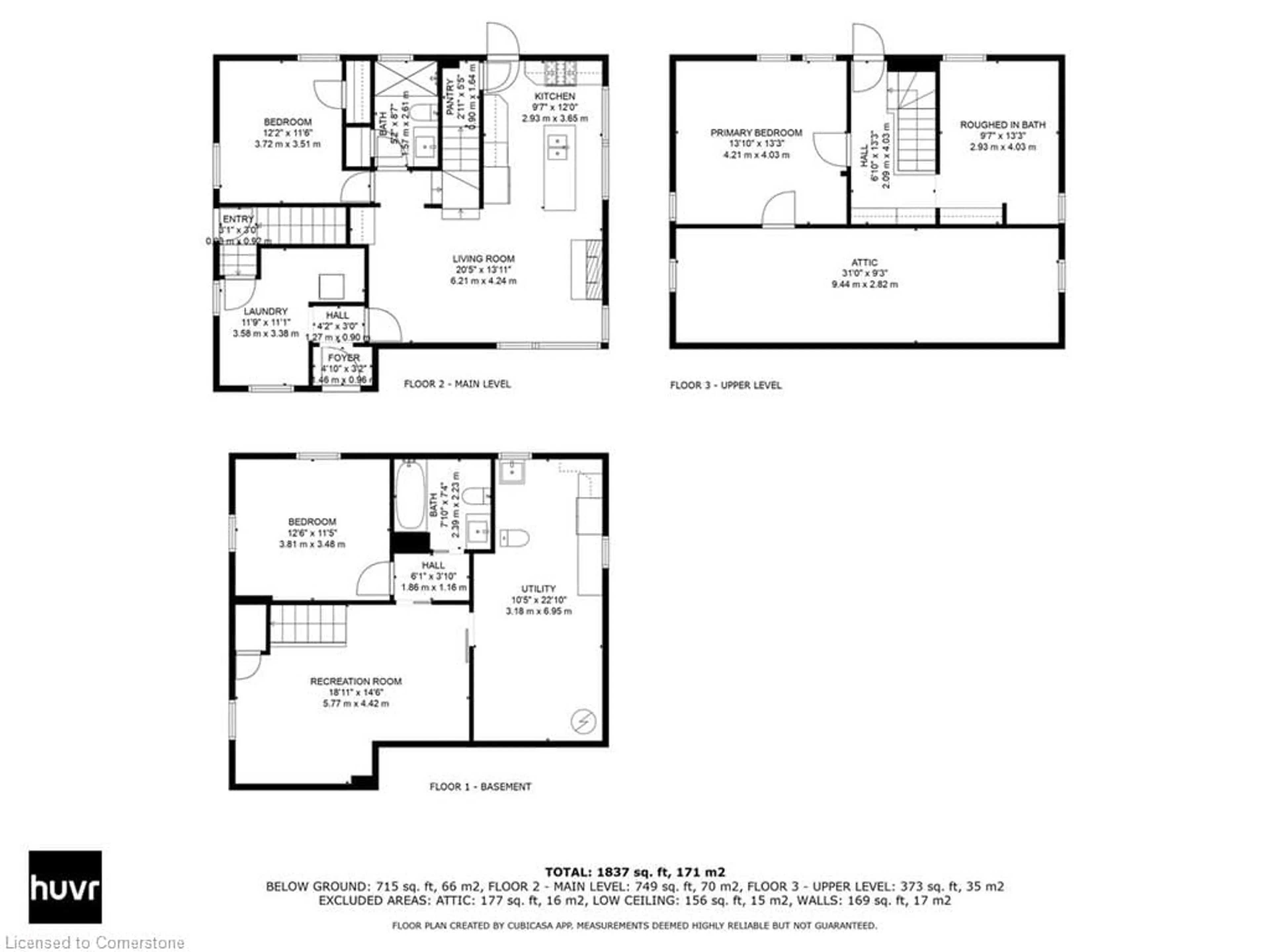 Floor plan for 23 Nelles Blvd, Grimsby Ontario L3M 3P9