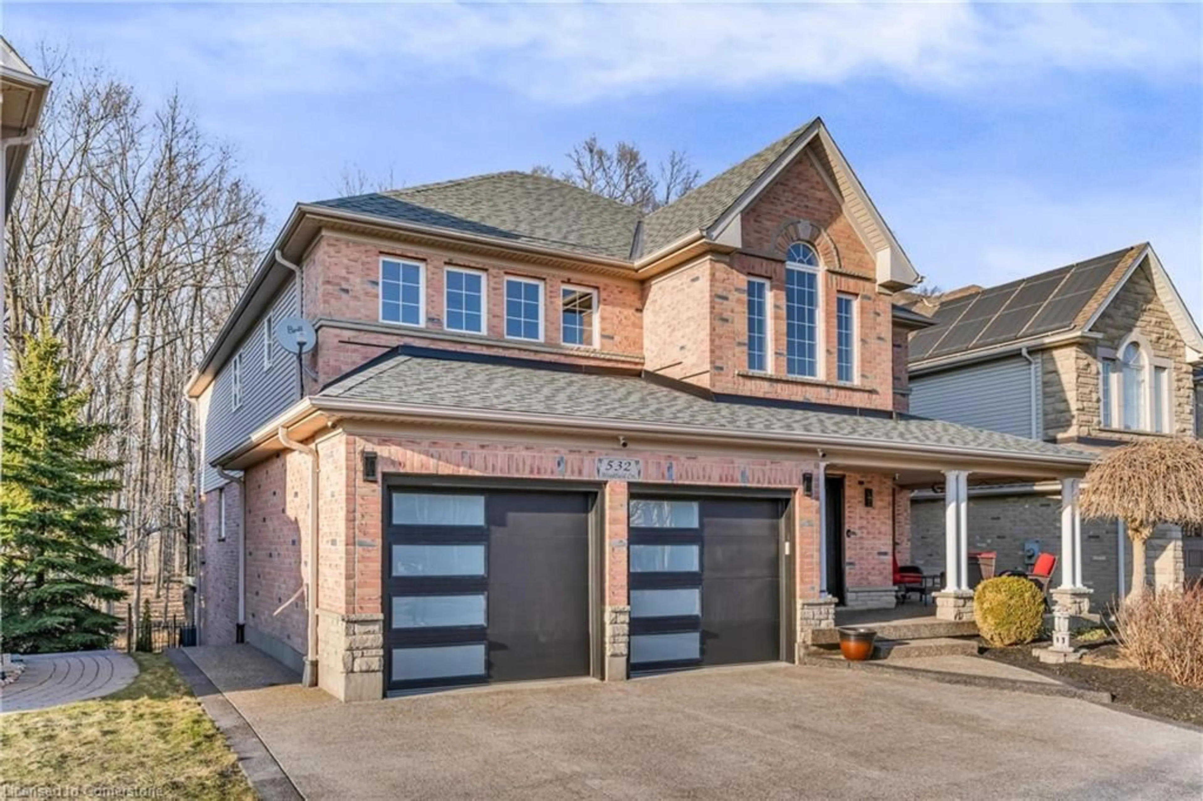 Home with brick exterior material, street for 532 Woodfield Crt, Kitchener Ontario N2P 2S8
