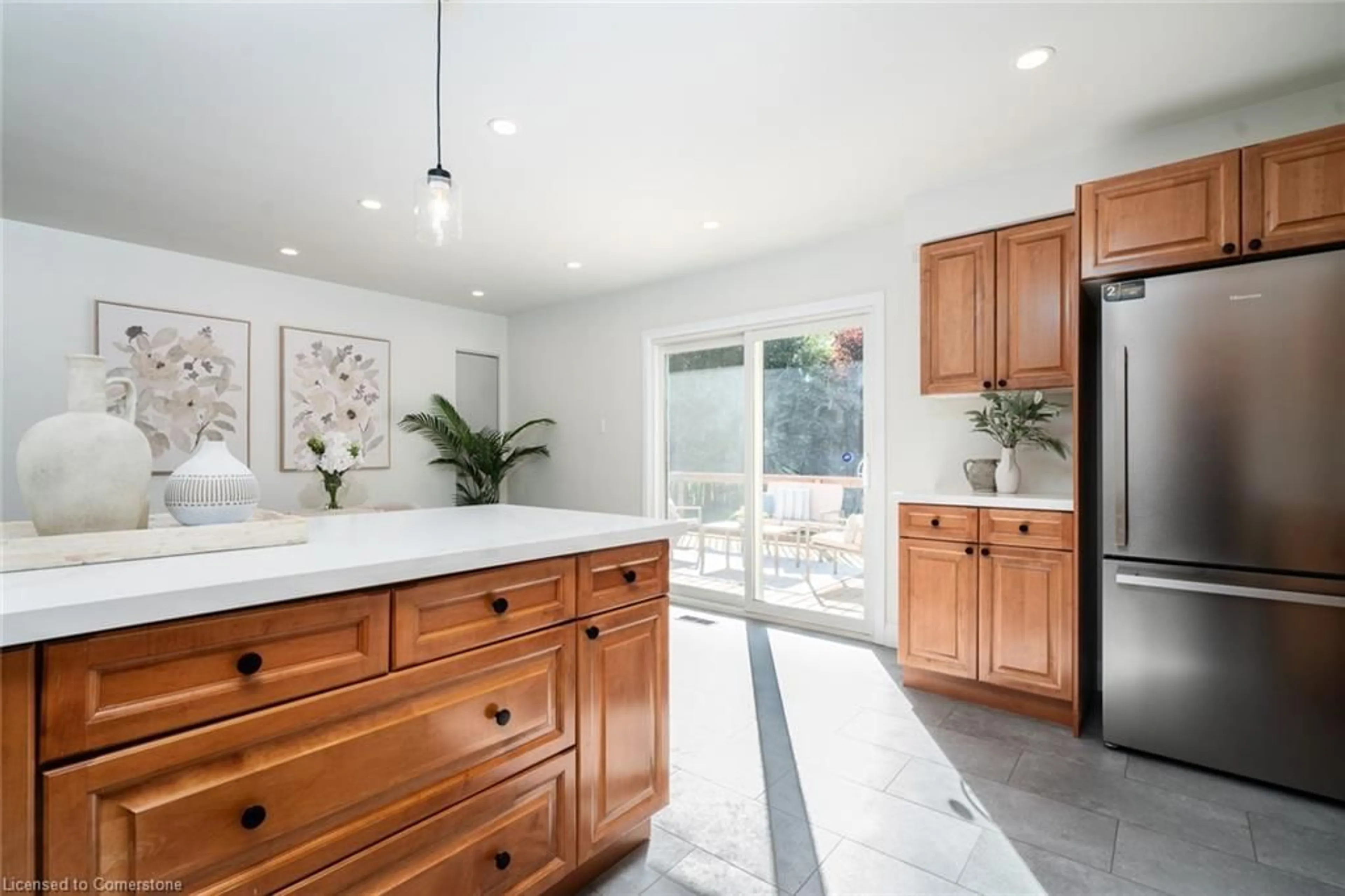 Open concept kitchen, ceramic/tile floor for 8688 Road 164, Gowanstown Ontario N0G 1Y0