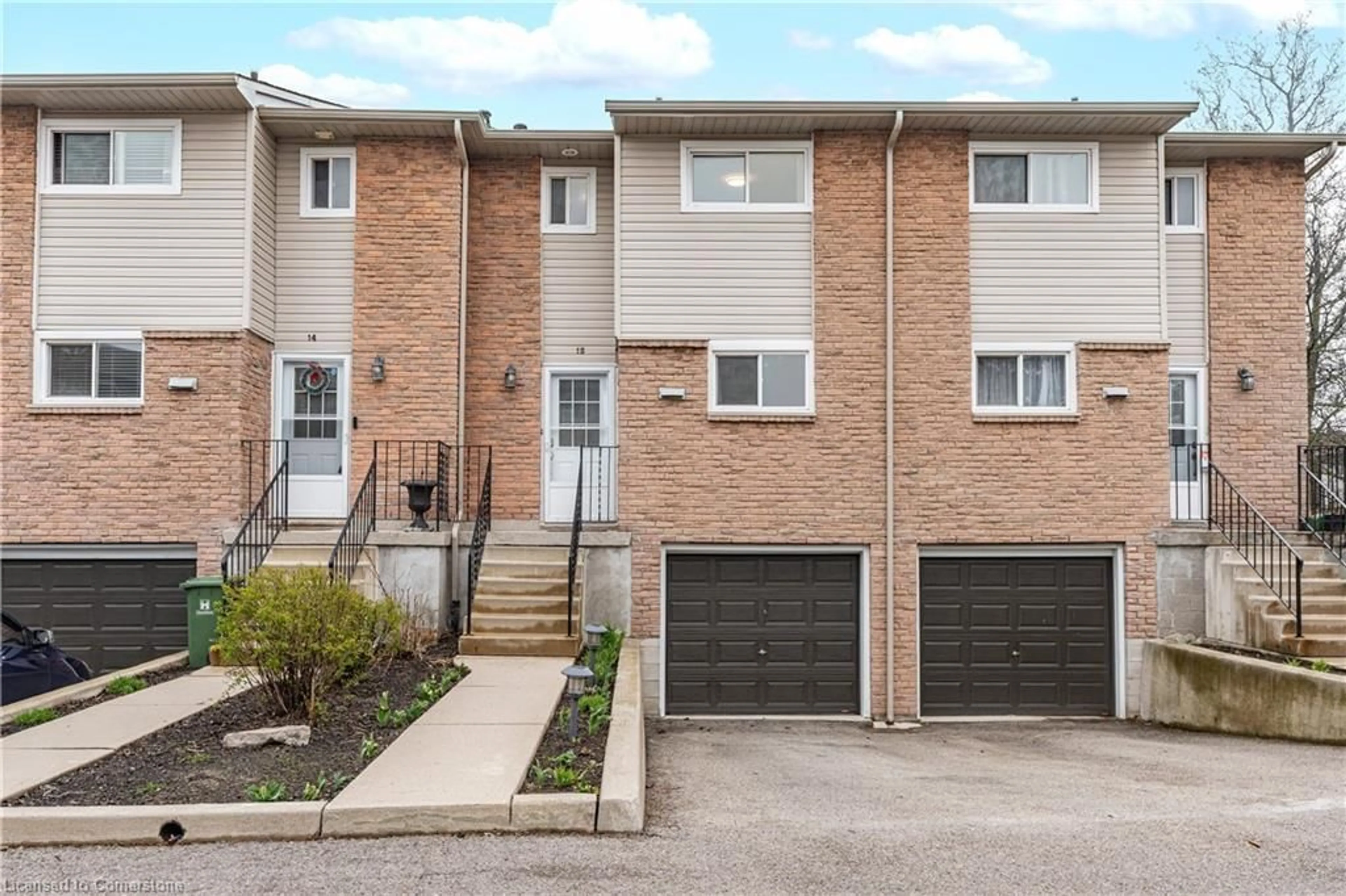 A pic from outside/outdoor area/front of a property/back of a property/a pic from drone, street for 1355 Upper Gage Ave #15, Hamilton Ontario L8W 1Y2