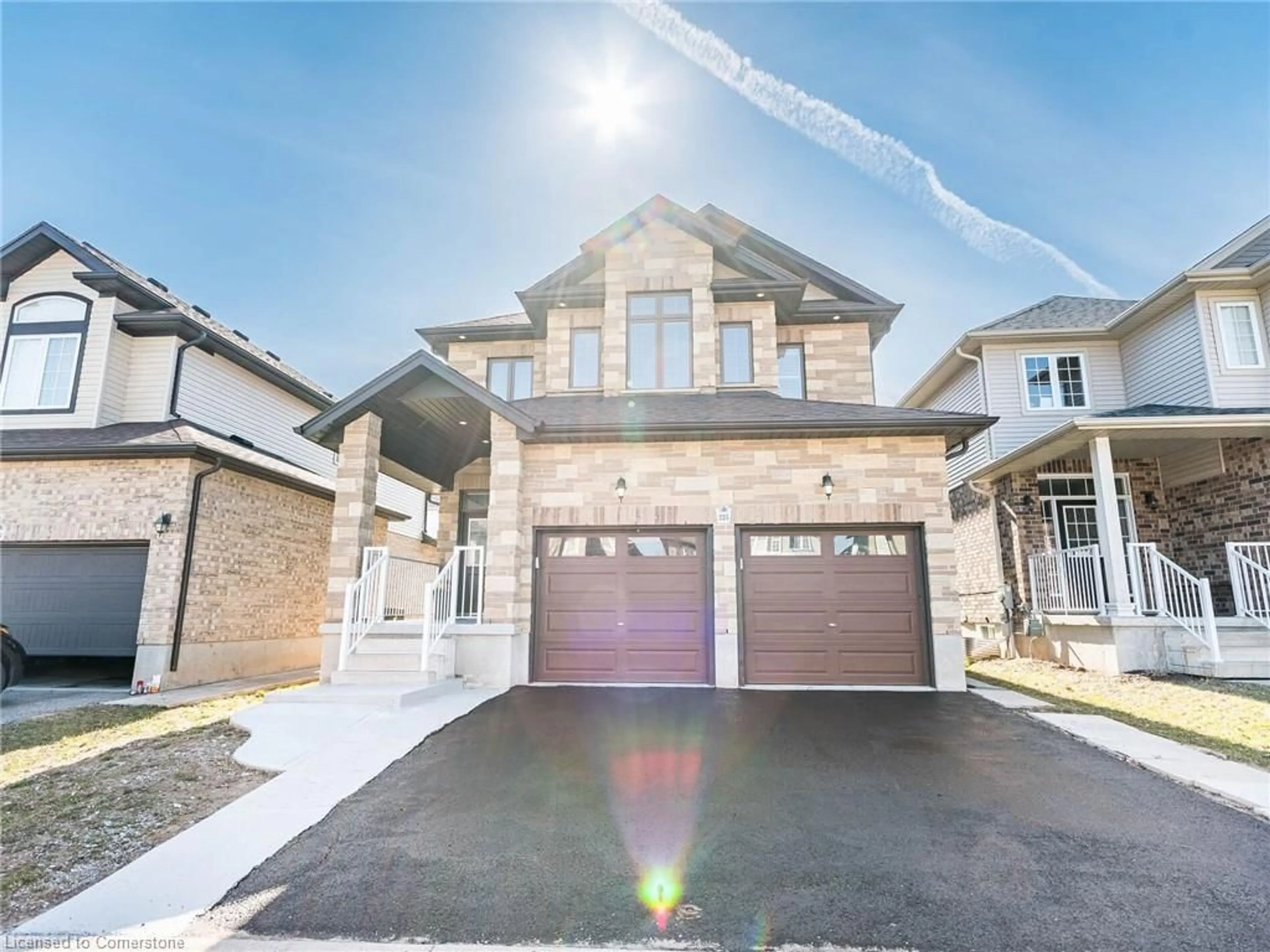 Home with brick exterior material, street for 225 Watervale Cres, Kitchener Ontario N2A 0E9