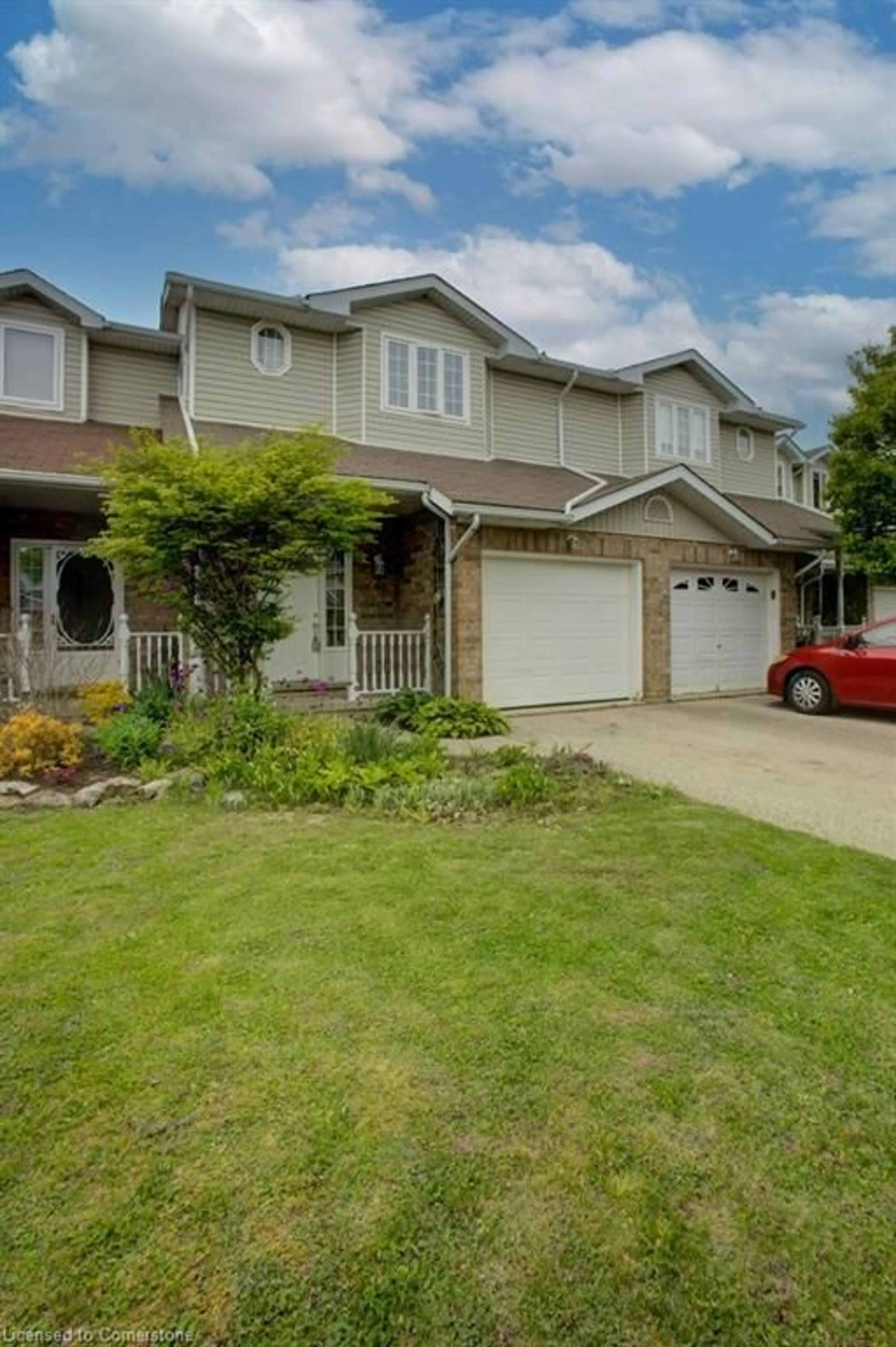 A pic from outside/outdoor area/front of a property/back of a property/a pic from drone, street for 28 Patrick Blvd, Elora Ontario N0B 1S0