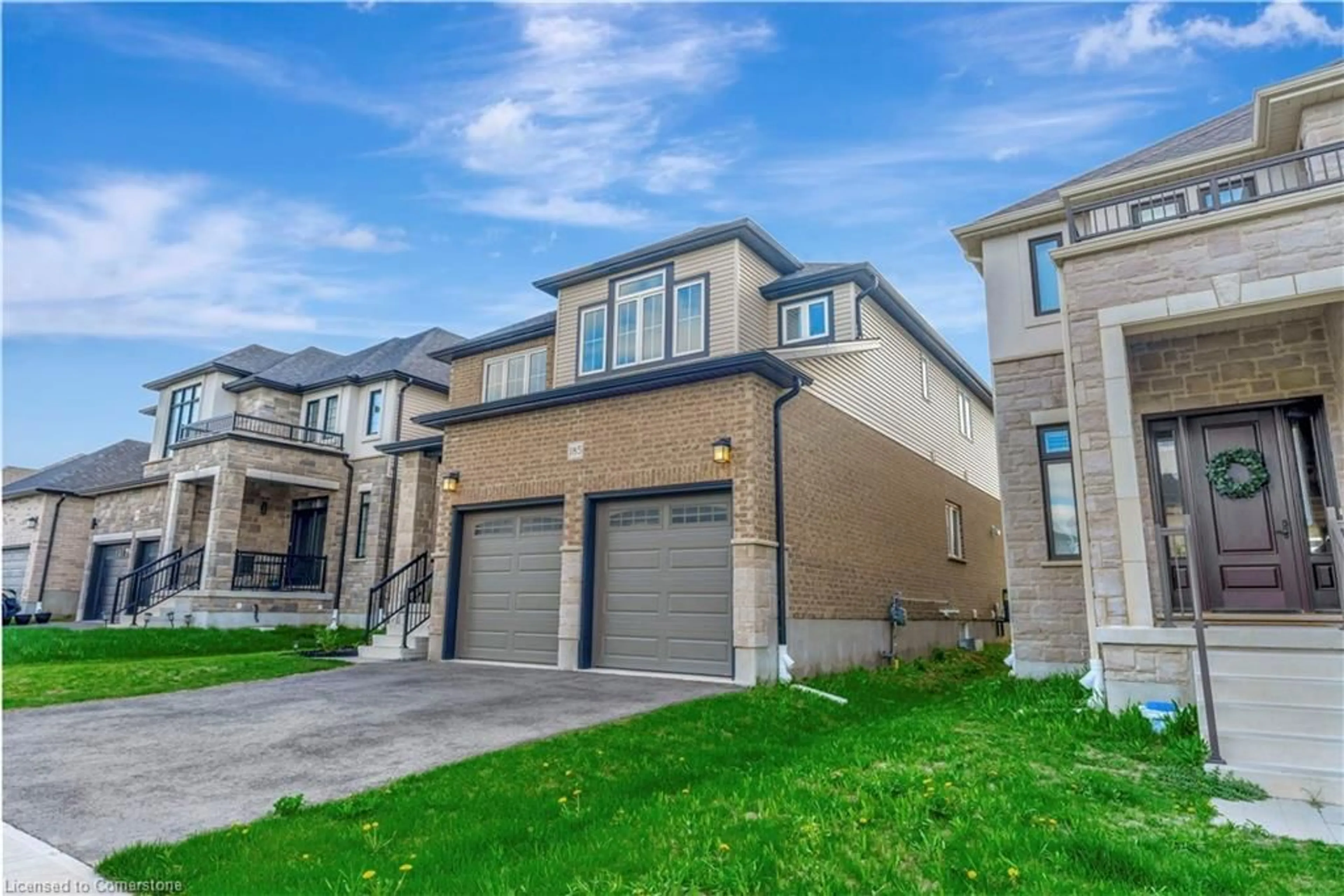 Home with brick exterior material, street for 185 Savannah Ridge Dr, Paris Ontario N3L 4G5