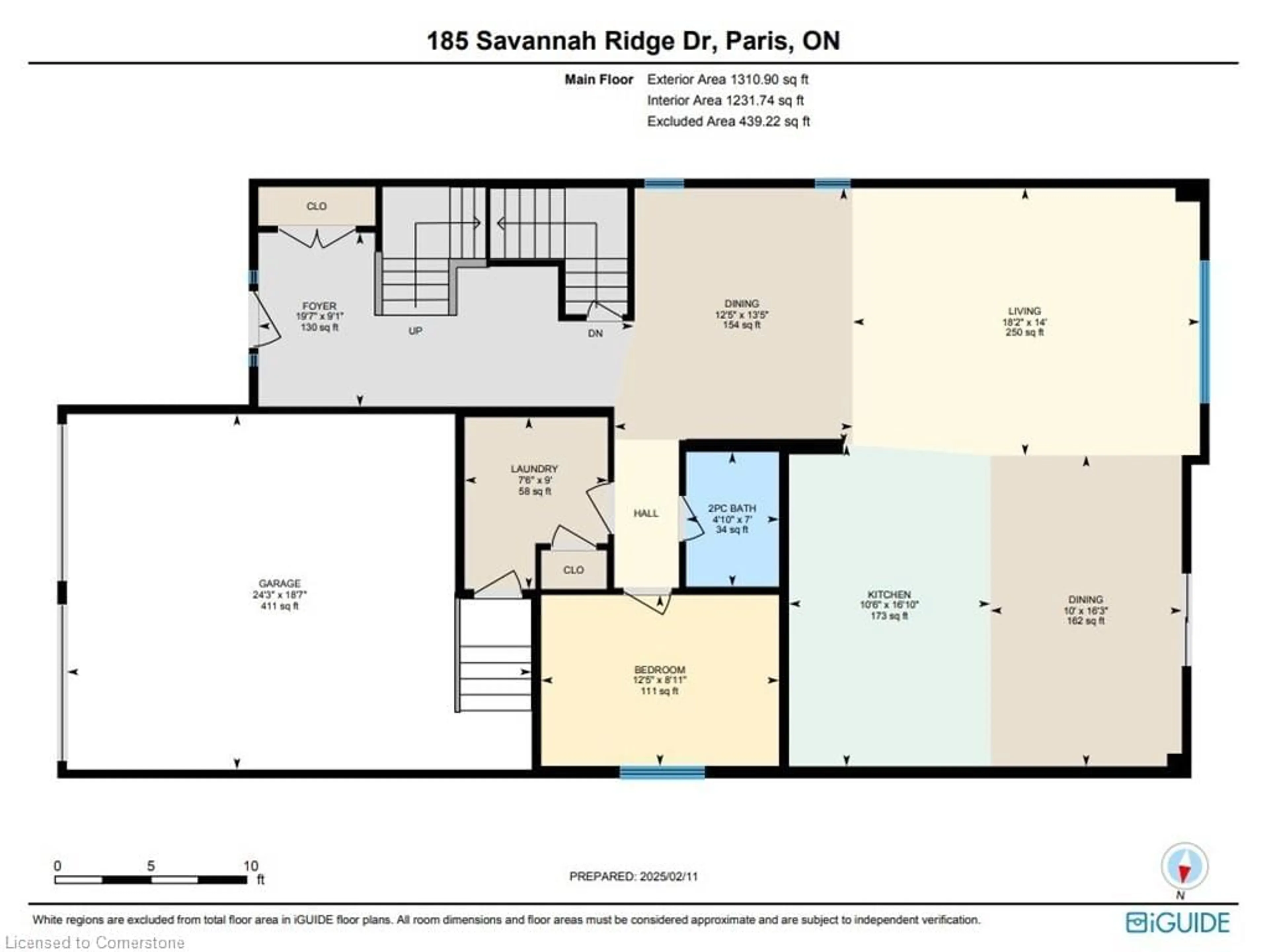 Floor plan for 185 Savannah Ridge Dr, Paris Ontario N3L 4G5