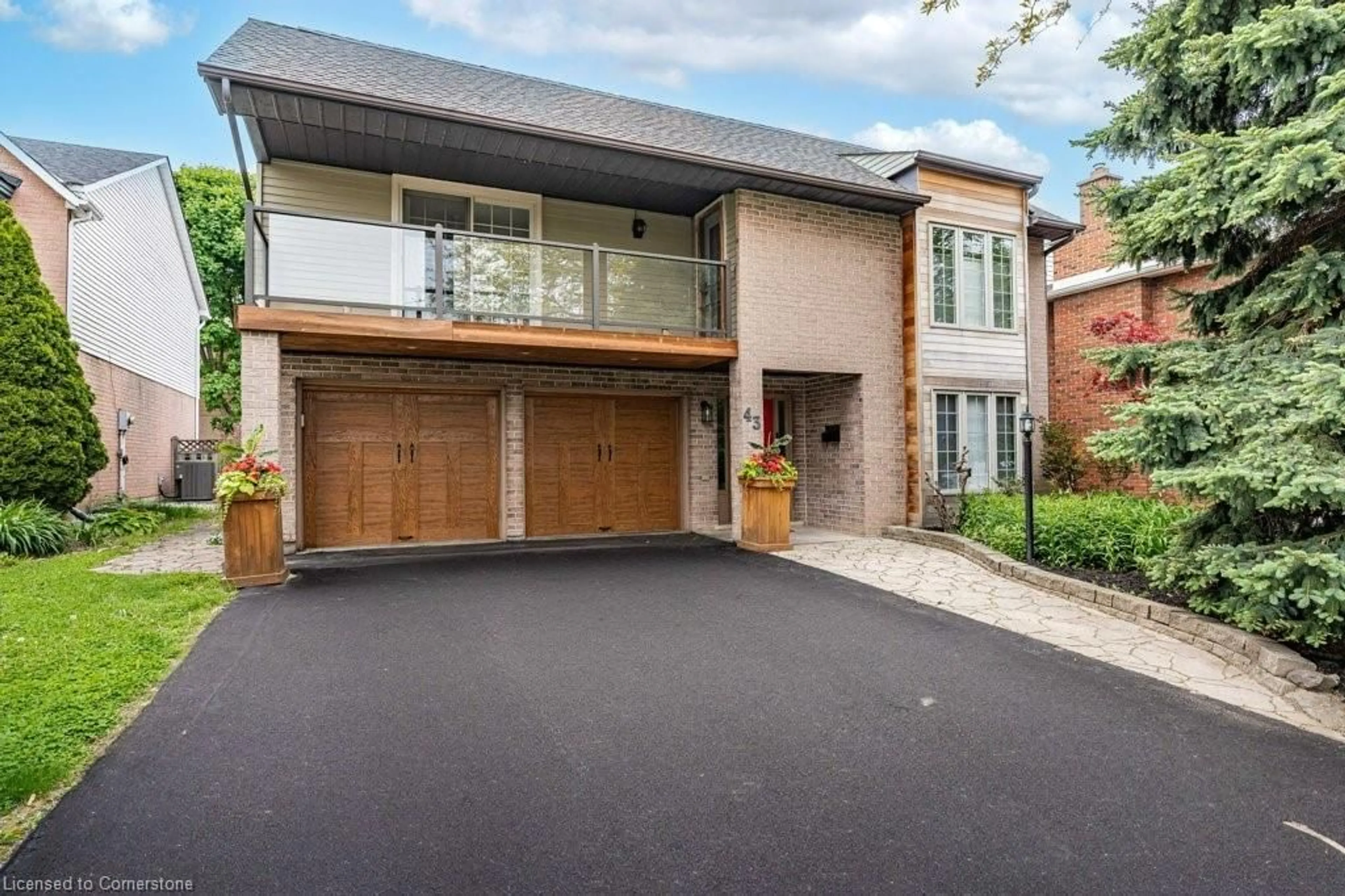 Home with brick exterior material, street for 43 Oceanic Dr, Stoney Creek Ontario L8E 4H4
