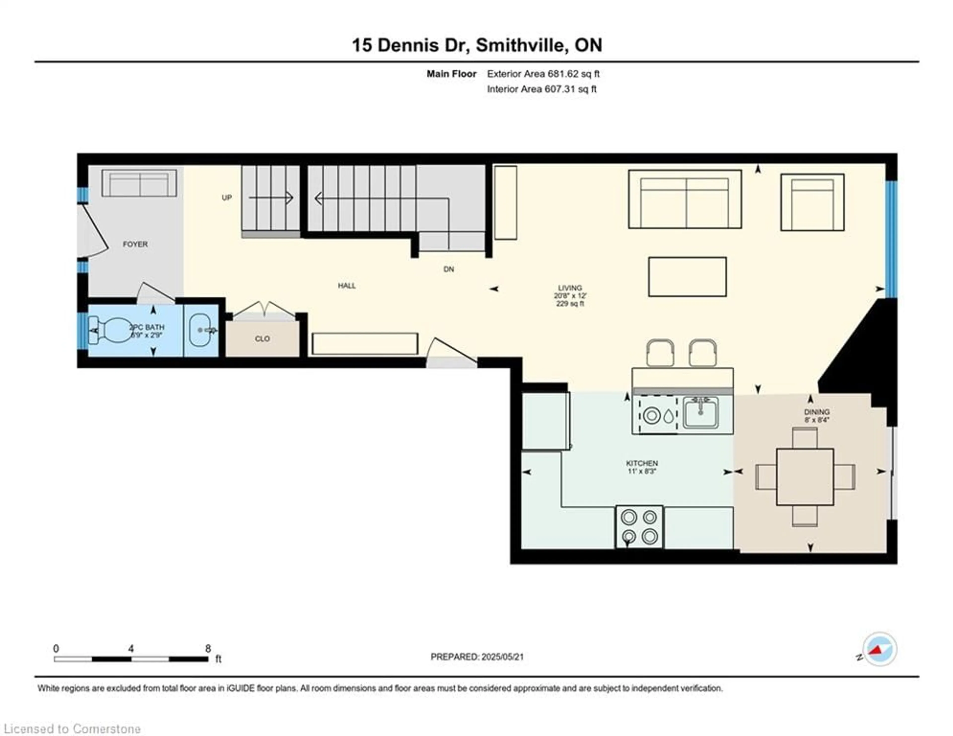 Floor plan for 15 Dennis Dr, Smithville Ontario L0R 2A0