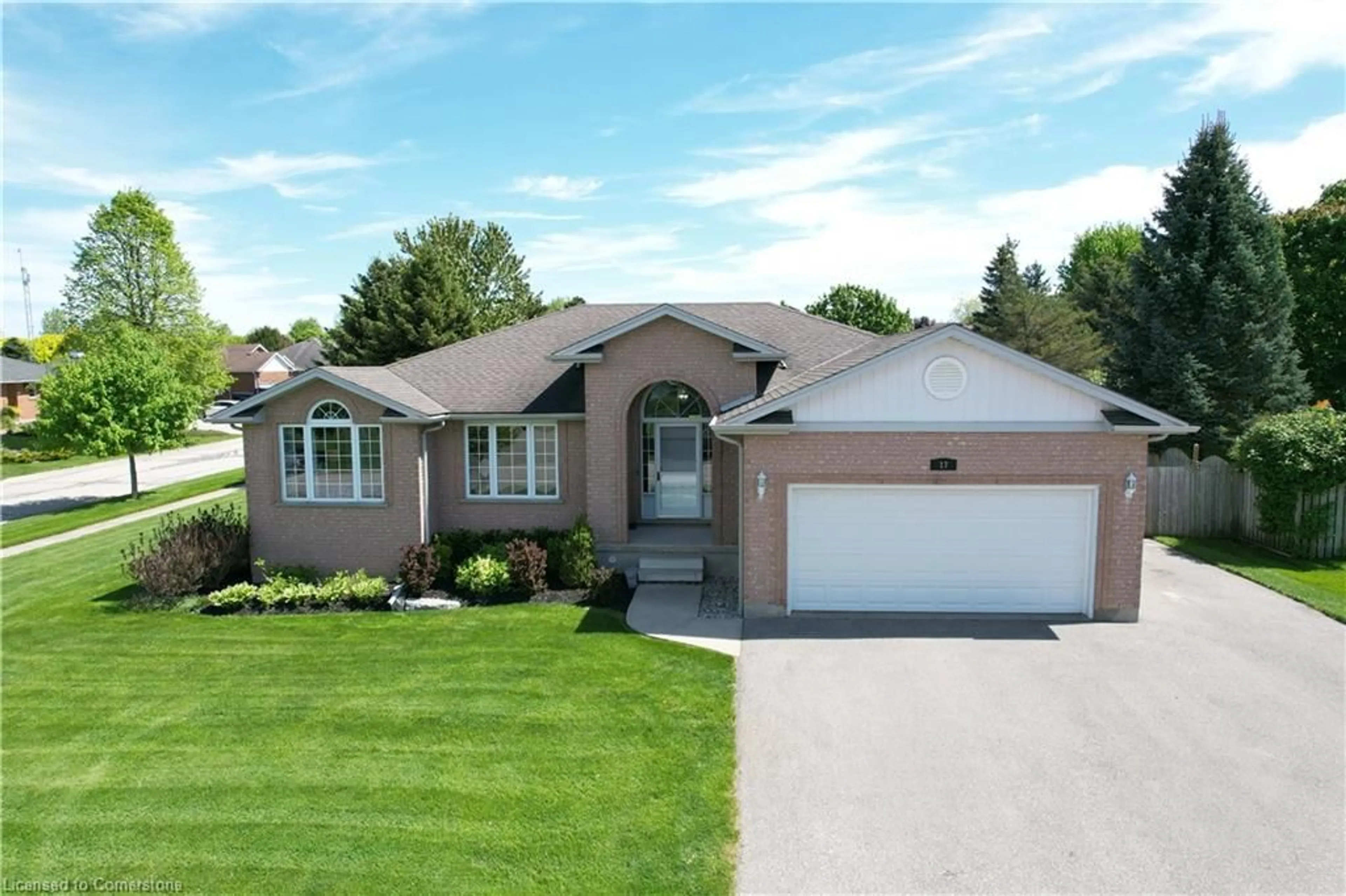 Home with brick exterior material, street for 17 St Boniface Dr, Maryhill Ontario N0B 2B0