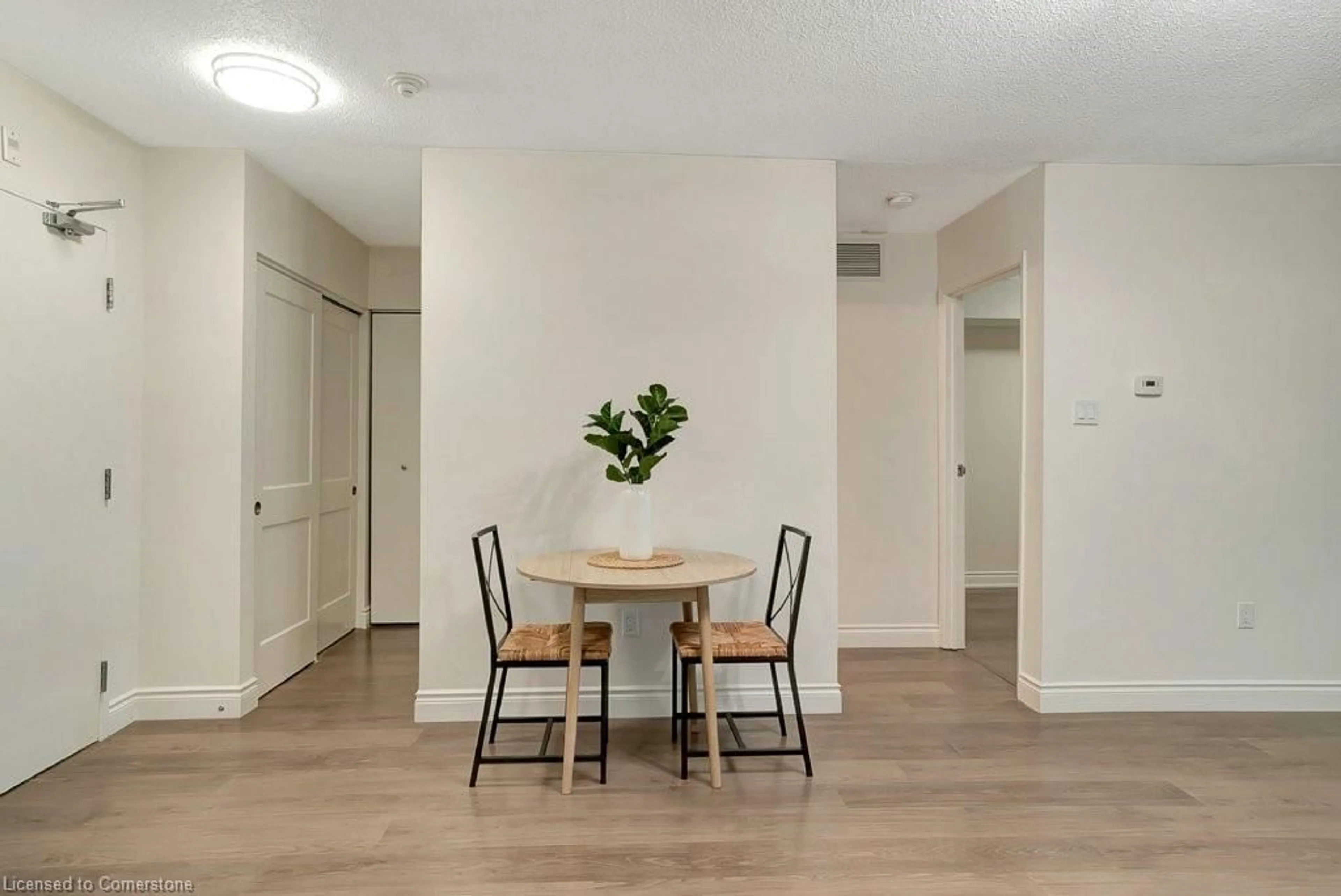 Dining room, wood/laminate floor for 15 Hofstetter Ave #103, Kitchener Ontario N2A 3Z7