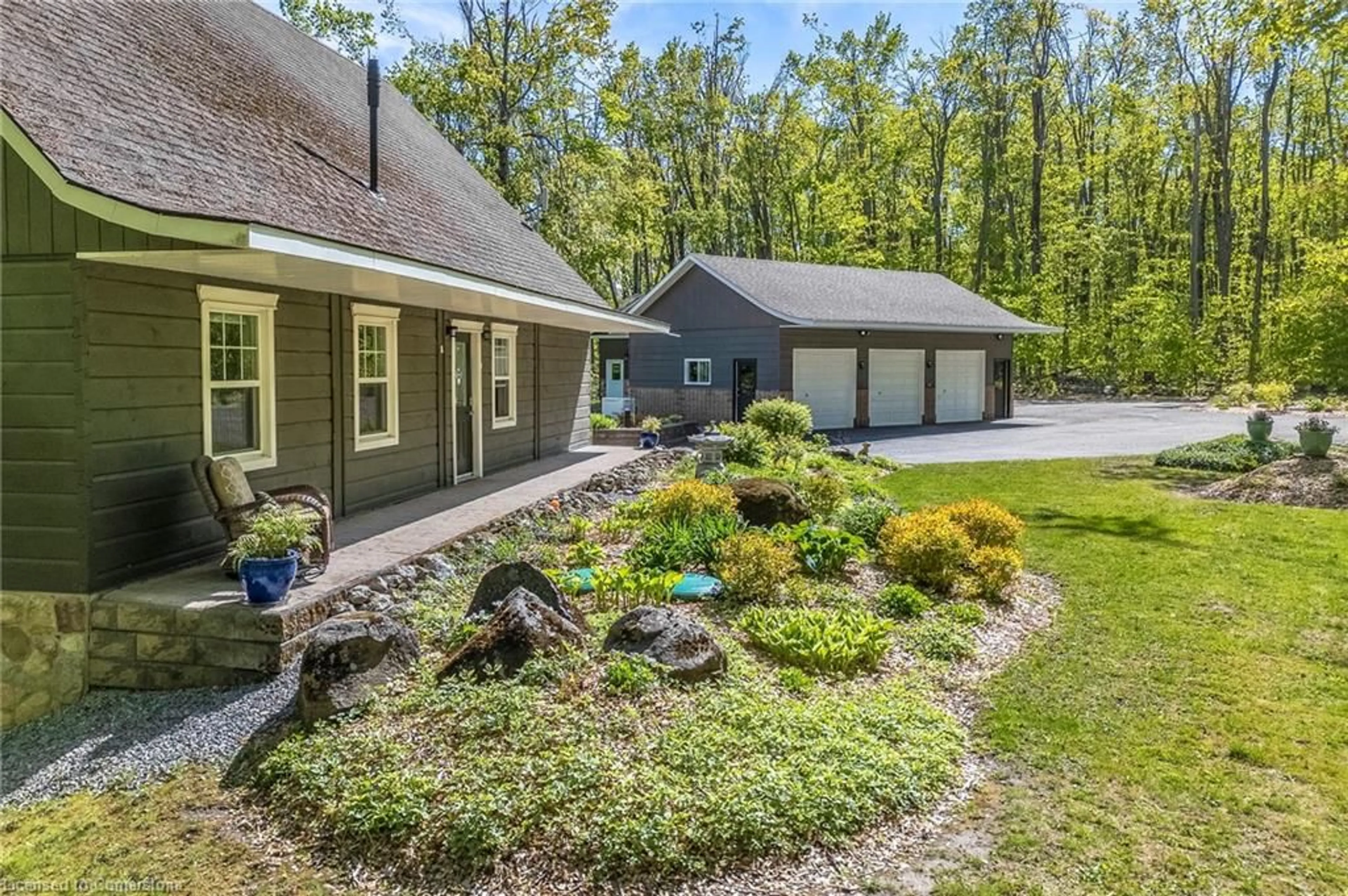 A pic from outside/outdoor area/front of a property/back of a property/a pic from drone, unknown for 691 Mt St Louis Road Rd, Hillsdale Ontario L0L 1V0