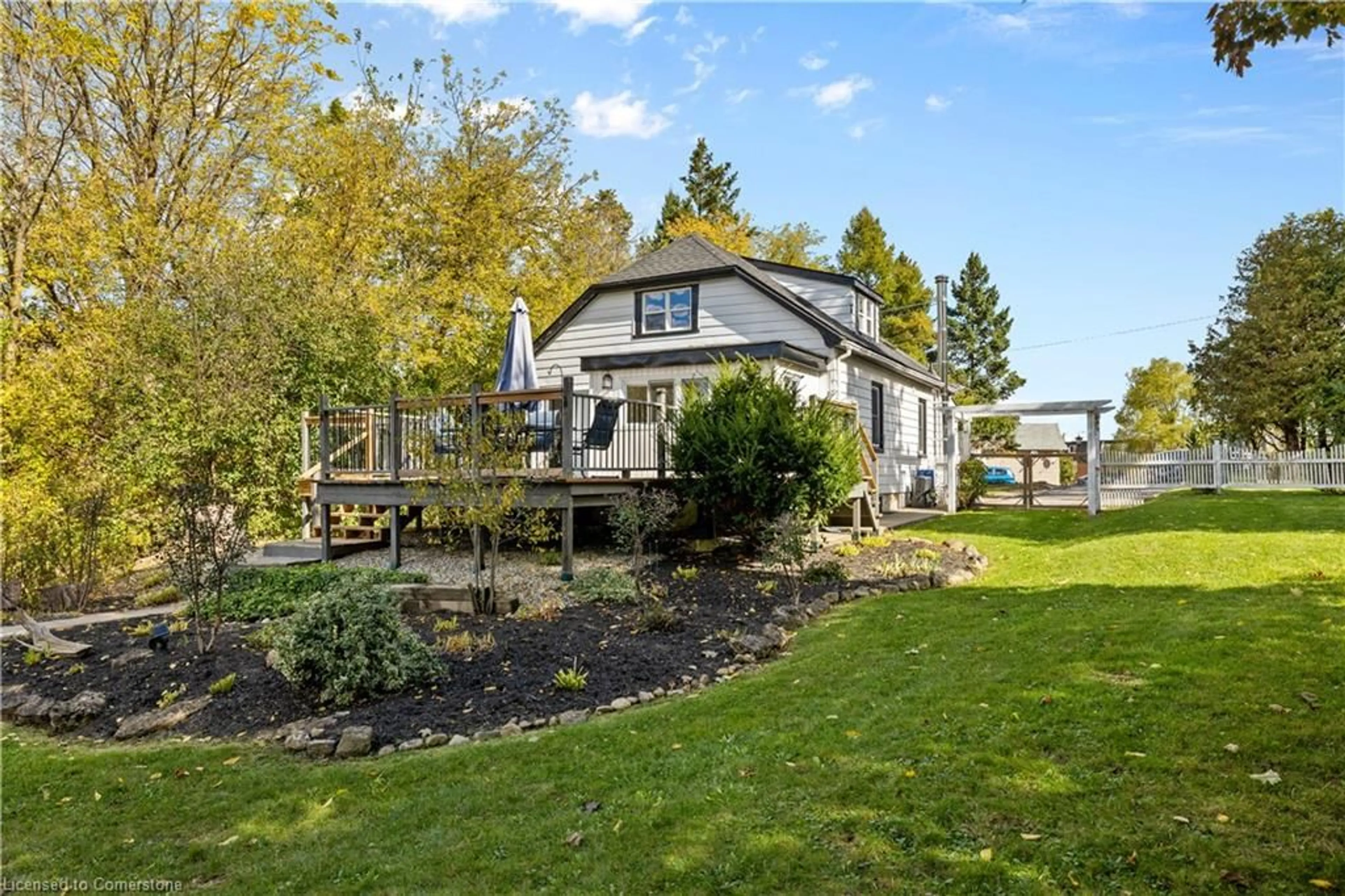 A pic from outside/outdoor area/front of a property/back of a property/a pic from drone, water/lake/river/ocean view for 16 Norman Lane, Cambridge Ontario N1R 5L9