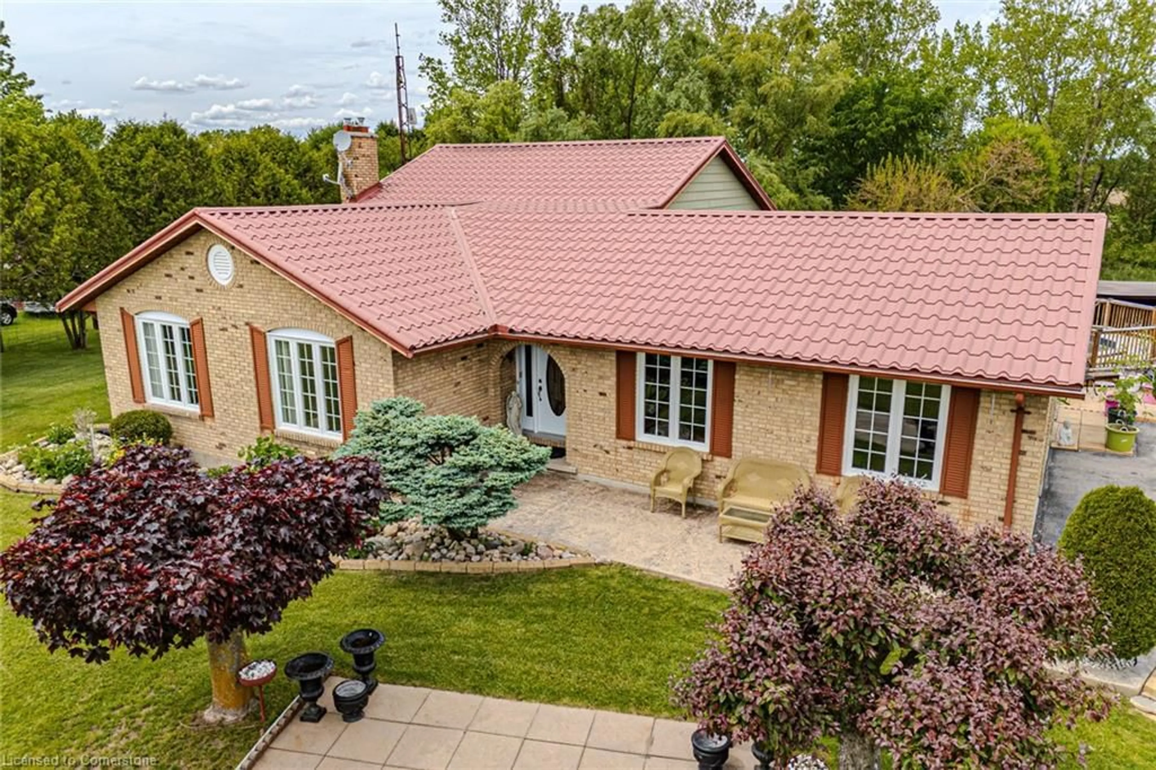 A pic from outside/outdoor area/front of a property/back of a property/a pic from drone, street for 1345 Highway 3, Middleton Ontario N0E 1H0