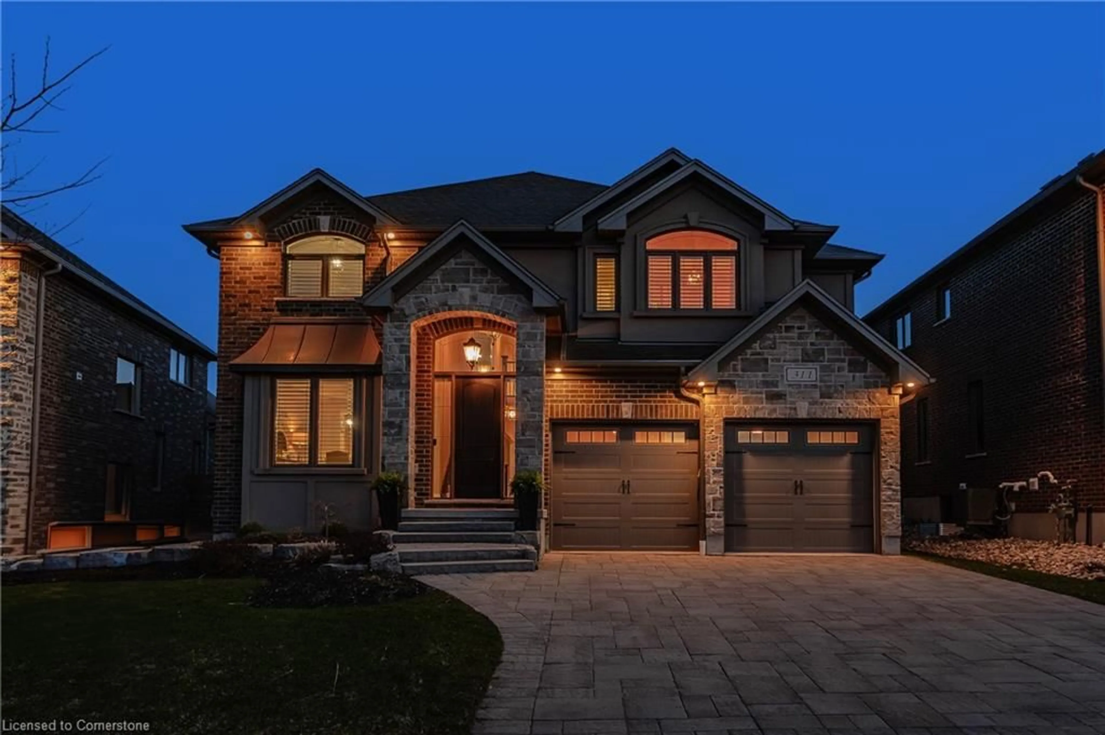 Home with brick exterior material, street for 311 Deerfoot Trail, Waterloo Ontario N2K 0B3