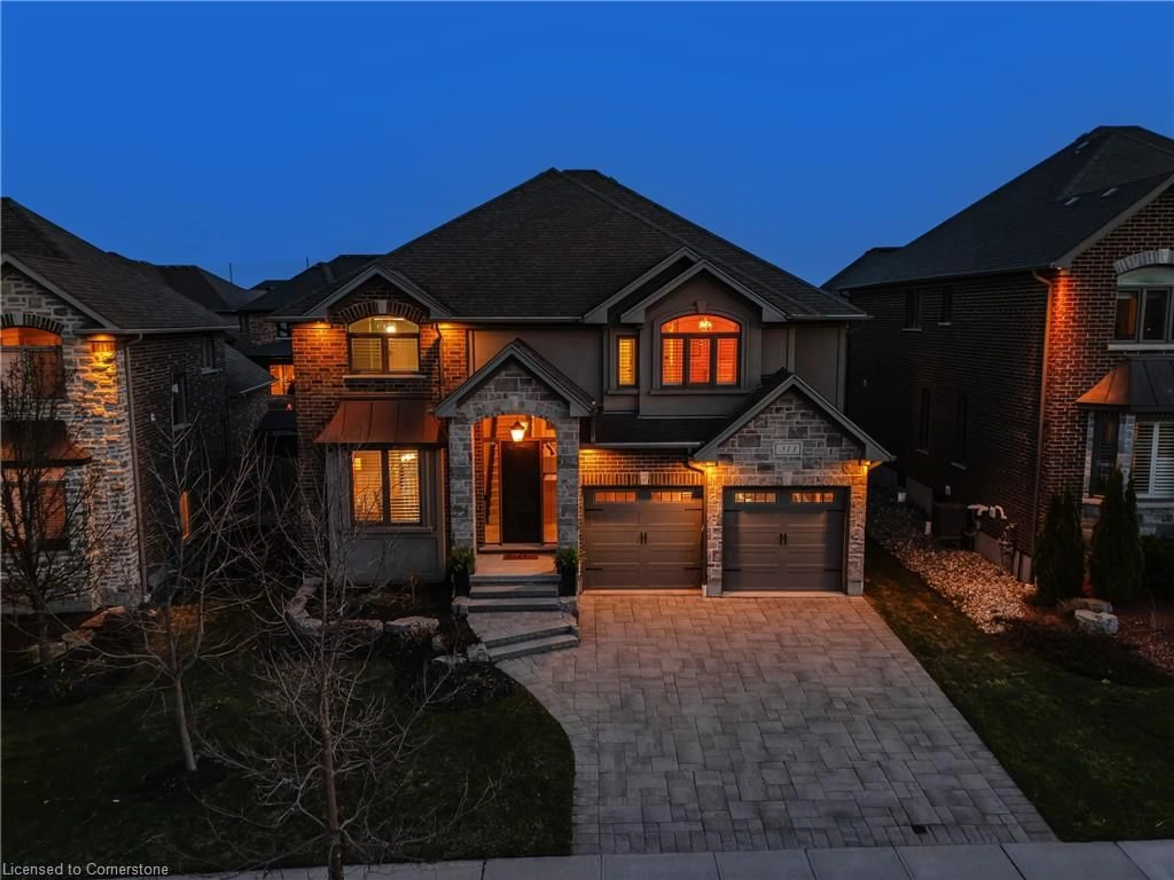 Home with brick exterior material, street for 311 Deerfoot Trail, Waterloo Ontario N2K 0B3