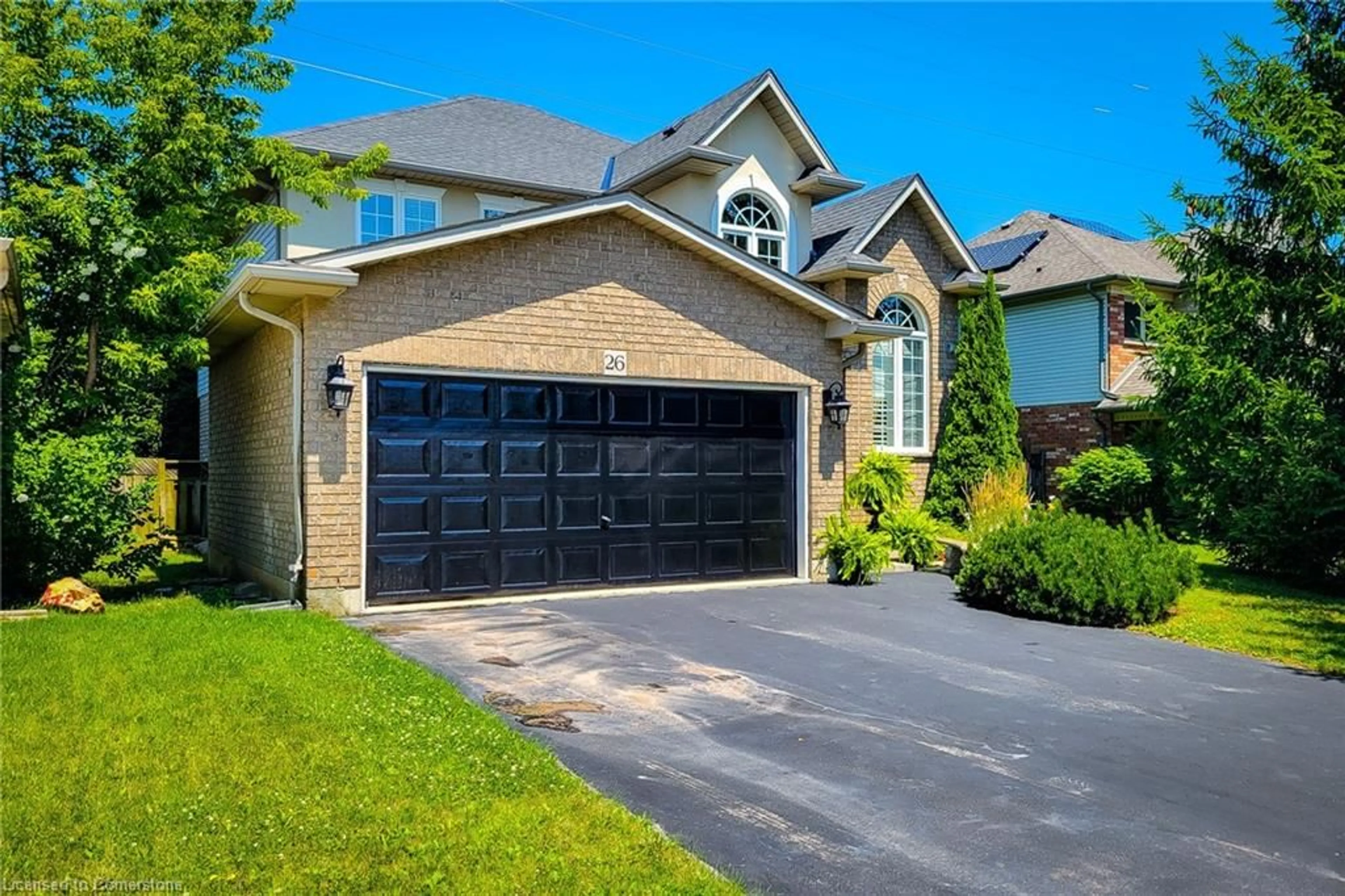 Home with brick exterior material, street for 26 Grassyplain Dr, Hamilton Ontario L0R 1W0