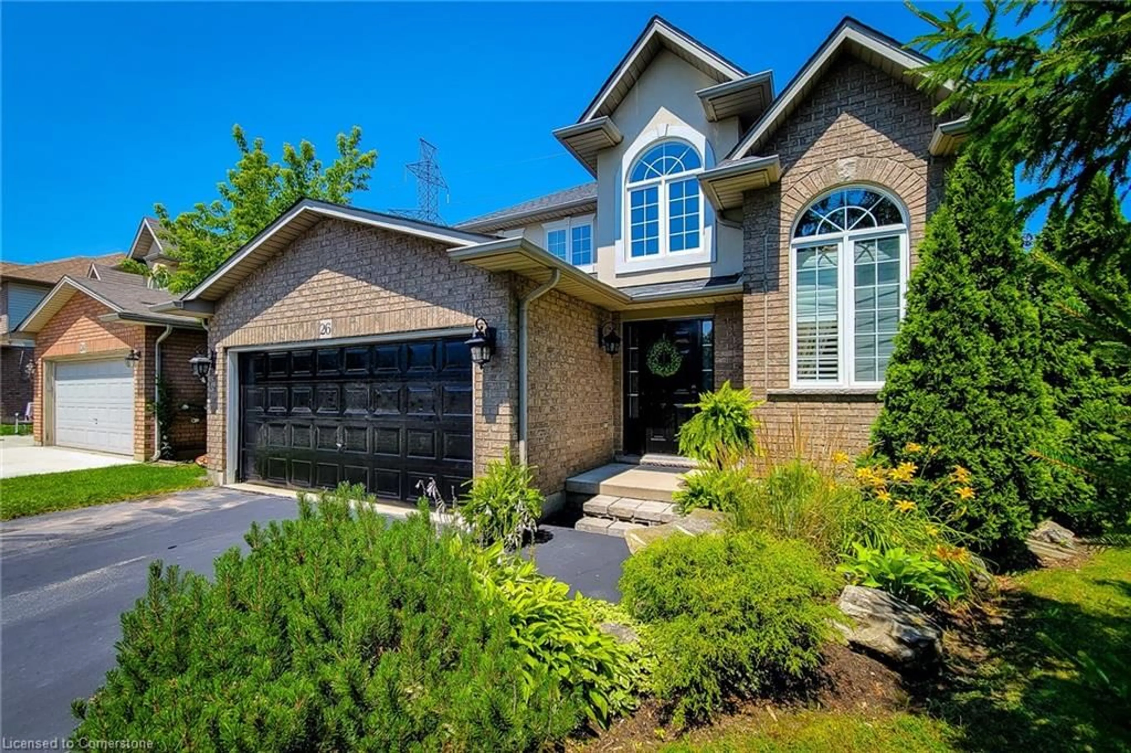 Home with brick exterior material, street for 26 Grassyplain Dr, Hamilton Ontario L0R 1W0