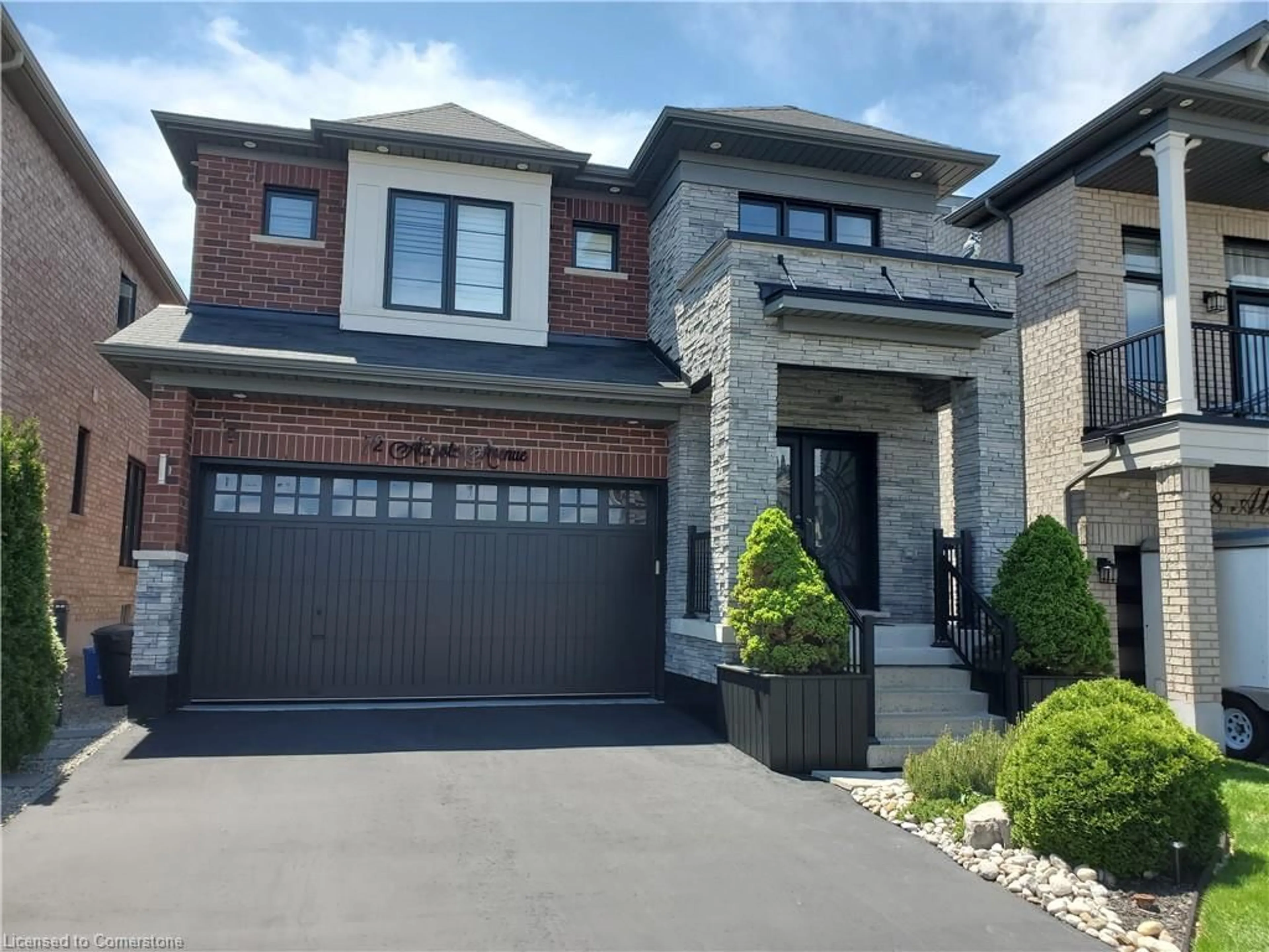 Home with brick exterior material, street for 72 Aldgate Avenue Ave, Stoney Creek Ontario L8J 0J1