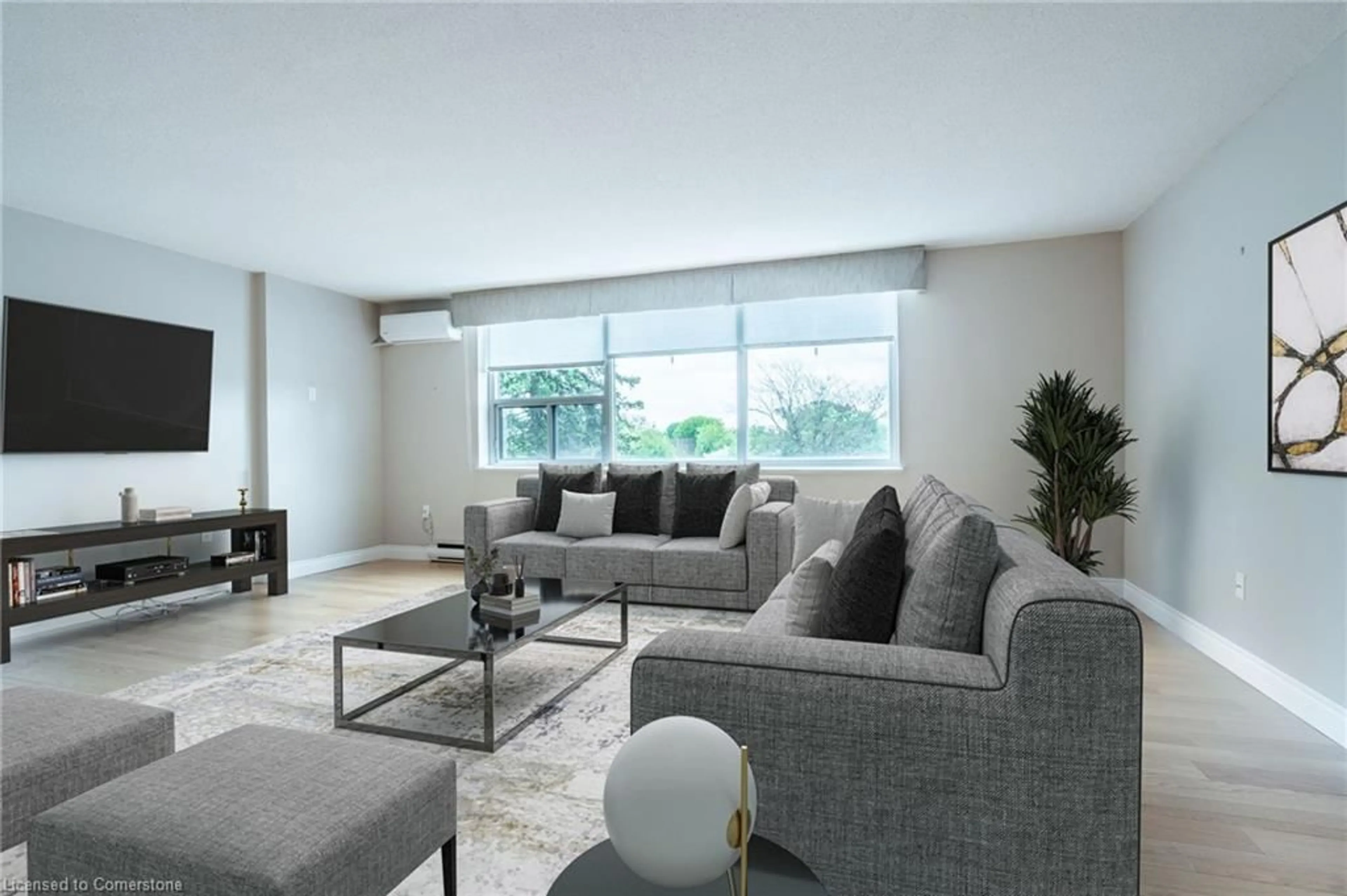 Living room with furniture, unknown for 28 Robinson St #305, Grimsby Ontario L3M 3C9