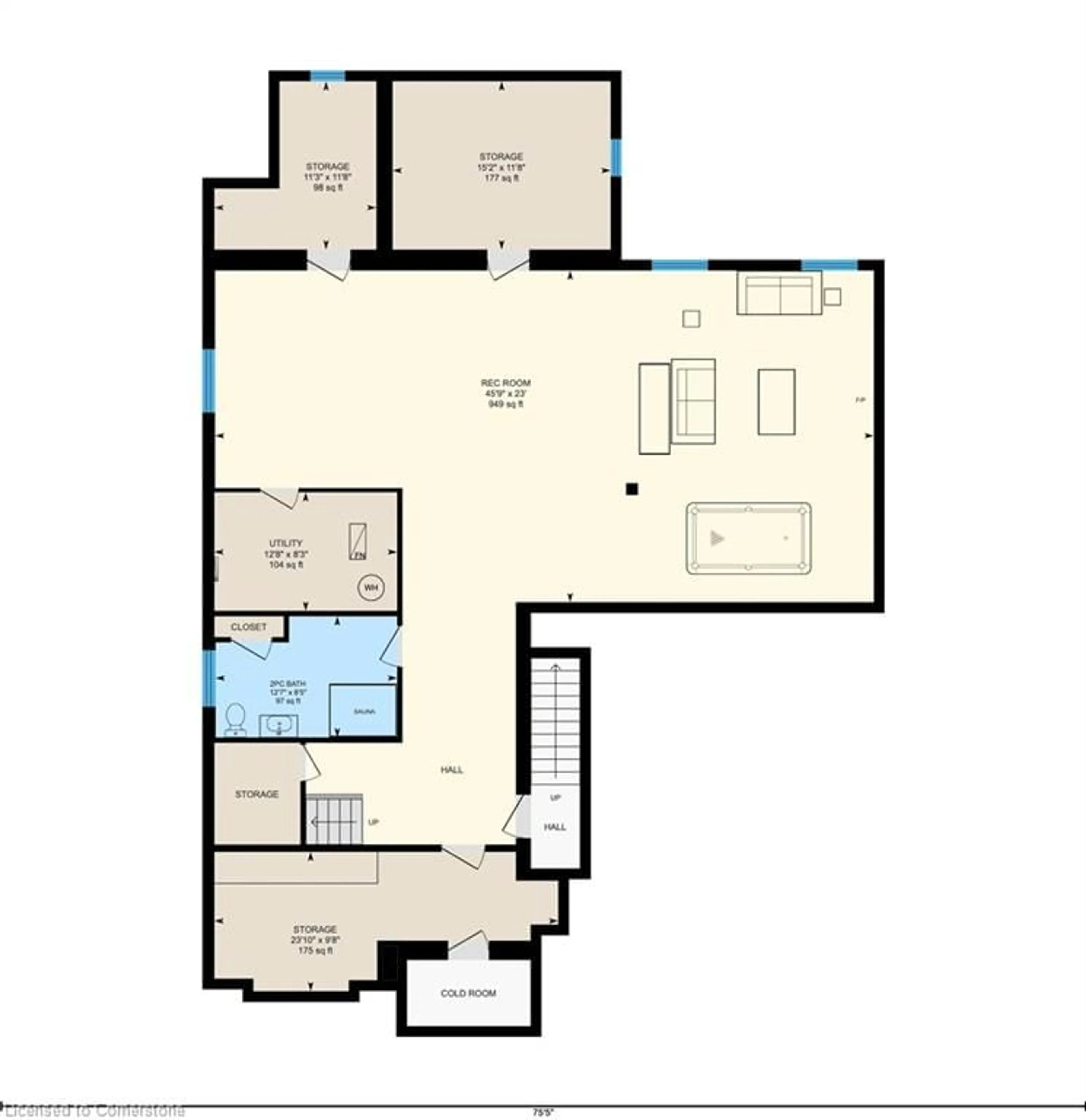 Floor plan for 107 Lampman Dr, Grimsby Ontario L3M 0E7
