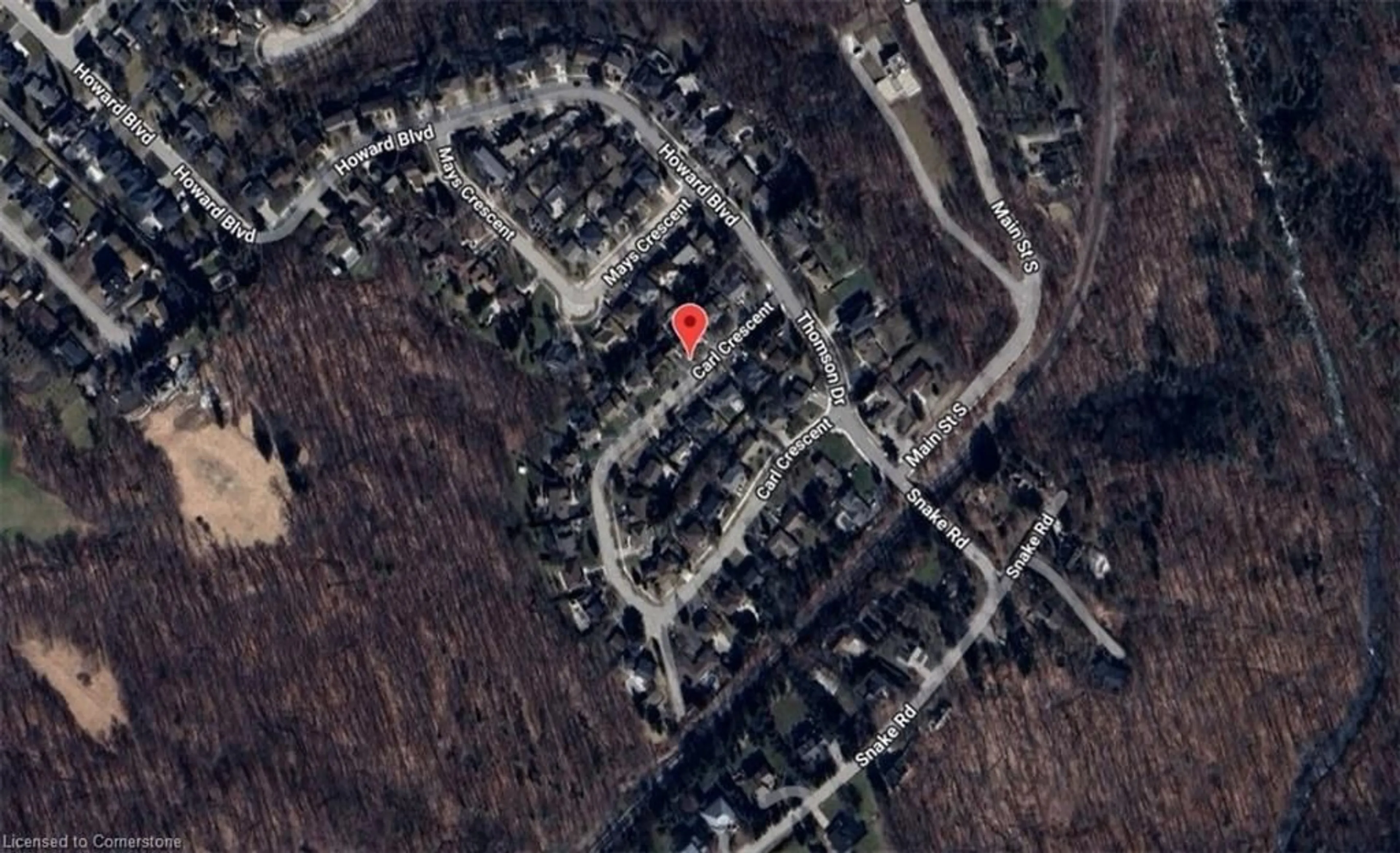Picture of a map for 6 Carl Cres, Waterdown Ontario L0R 2H4