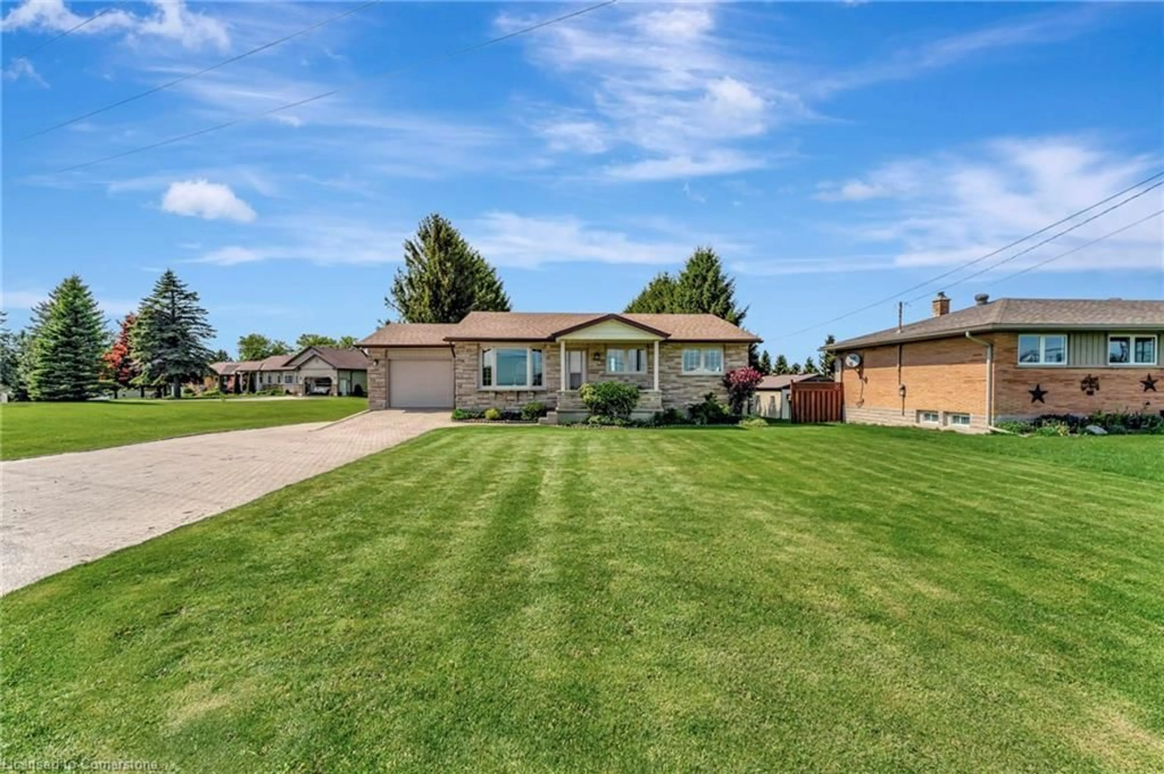 A pic from outside/outdoor area/front of a property/back of a property/a pic from drone, street for 1548 Erb's Rd, St. Agatha Ontario N0B 2L0