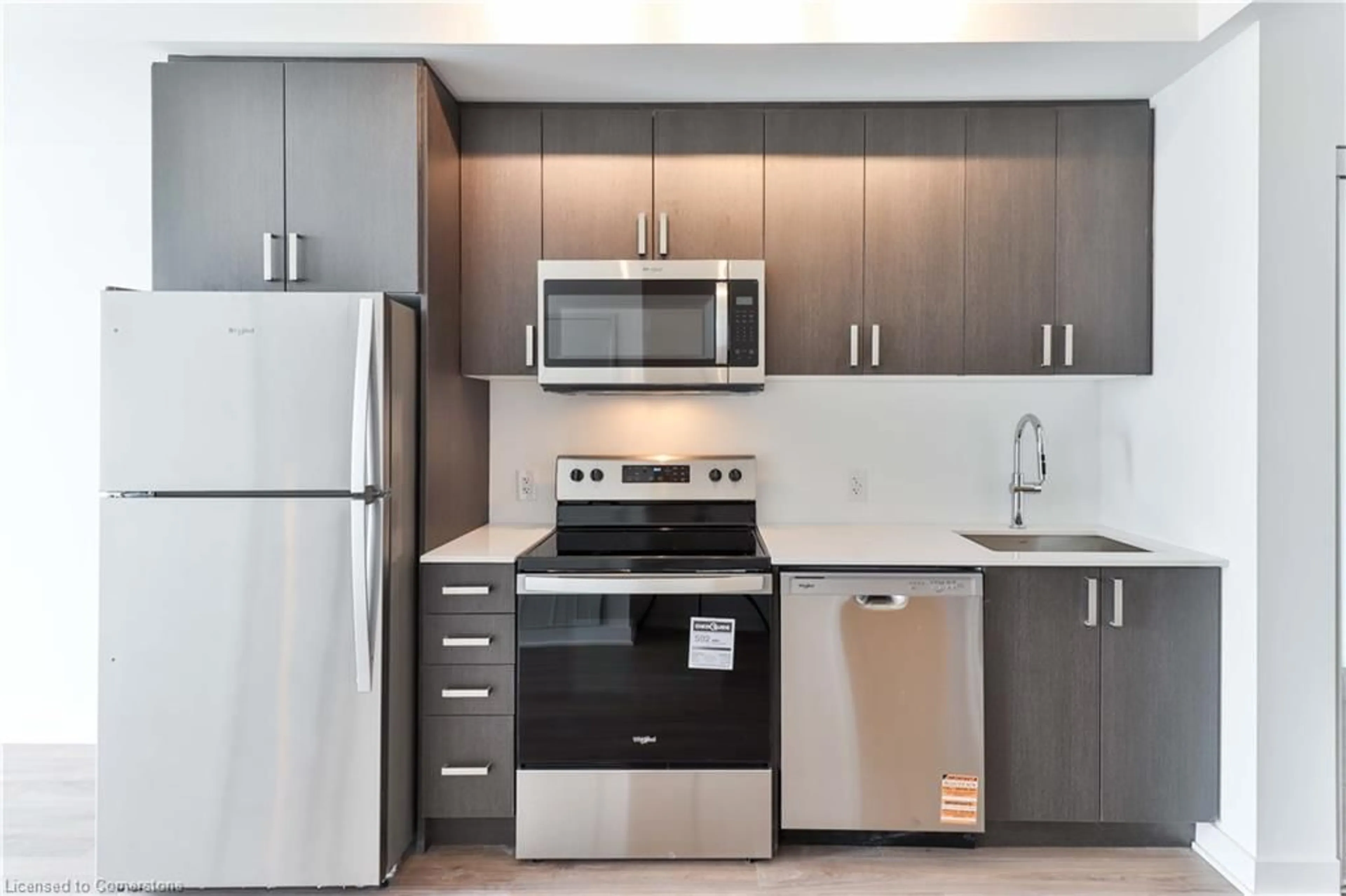 Standard kitchen, unknown for 2782 Barton St #1408, Hamilton Ontario L8E 2J8