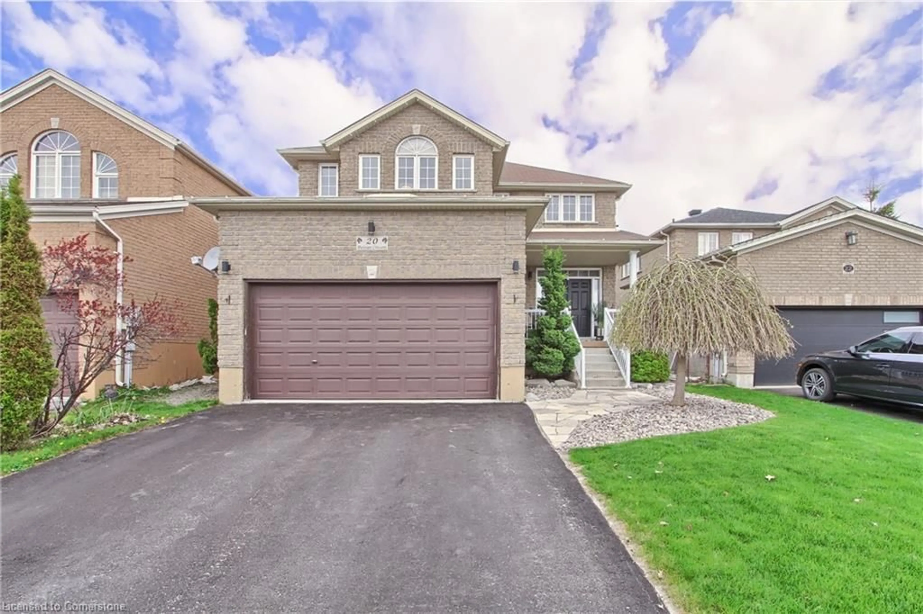 Home with brick exterior material, street for 20 Parisian Cres, Barrie Ontario L4N 0Y9