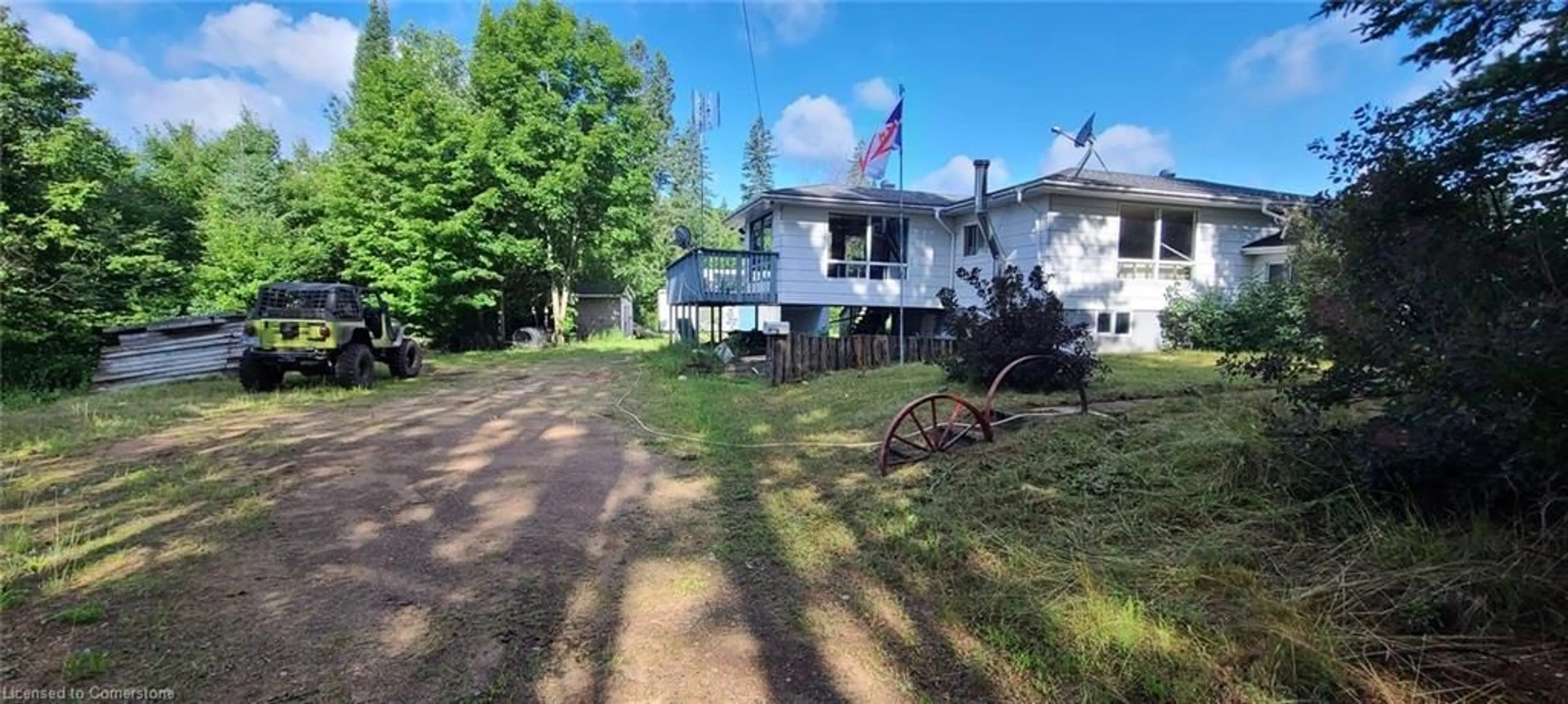 A pic from outside/outdoor area/front of a property/back of a property/a pic from drone, unknown for 85 Ashby Lake Rd, Denbigh Ontario K0H 1L0