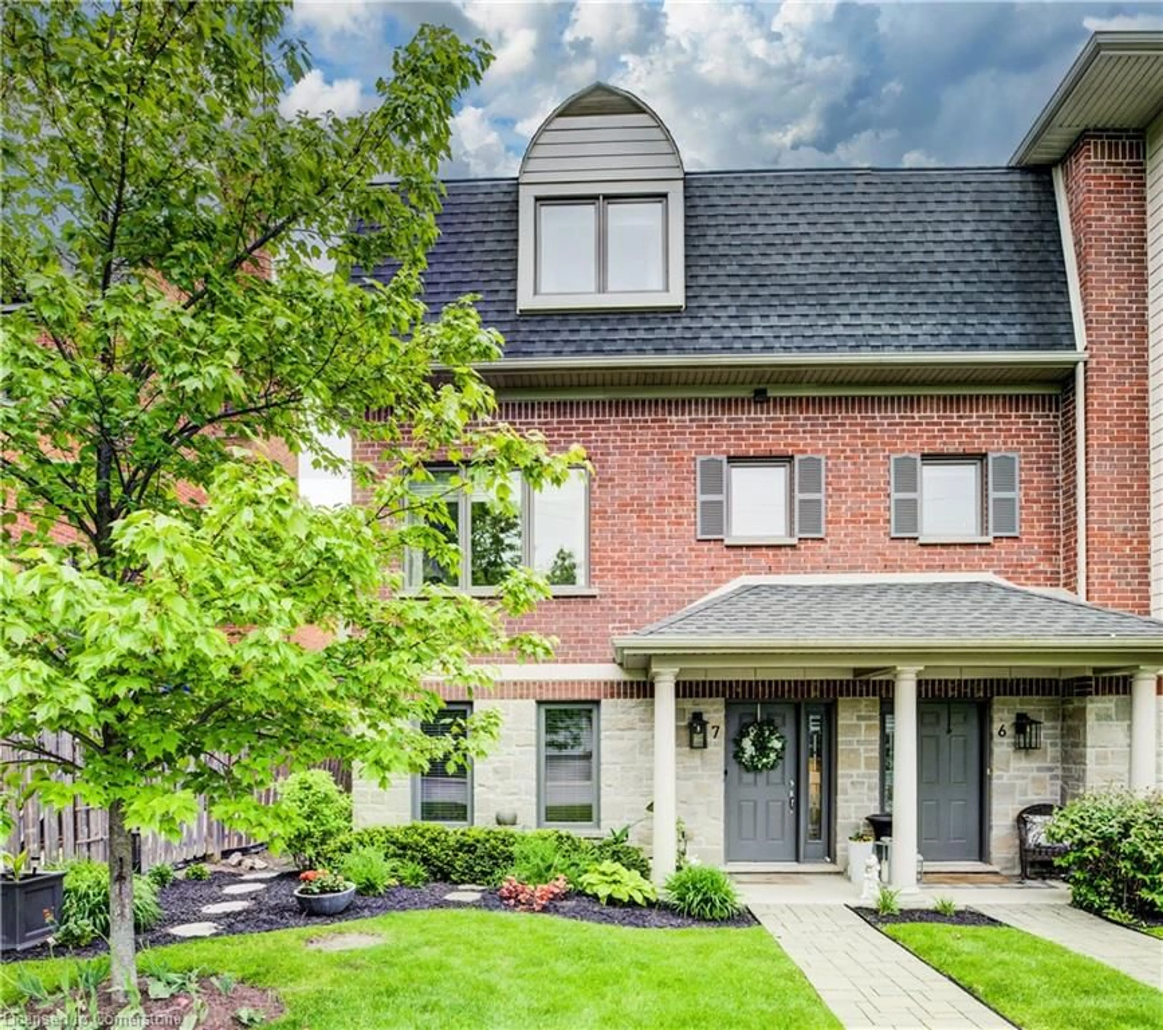 Home with brick exterior material, street for 44 Flamboro St #7, Hamilton Ontario L0R 2H0