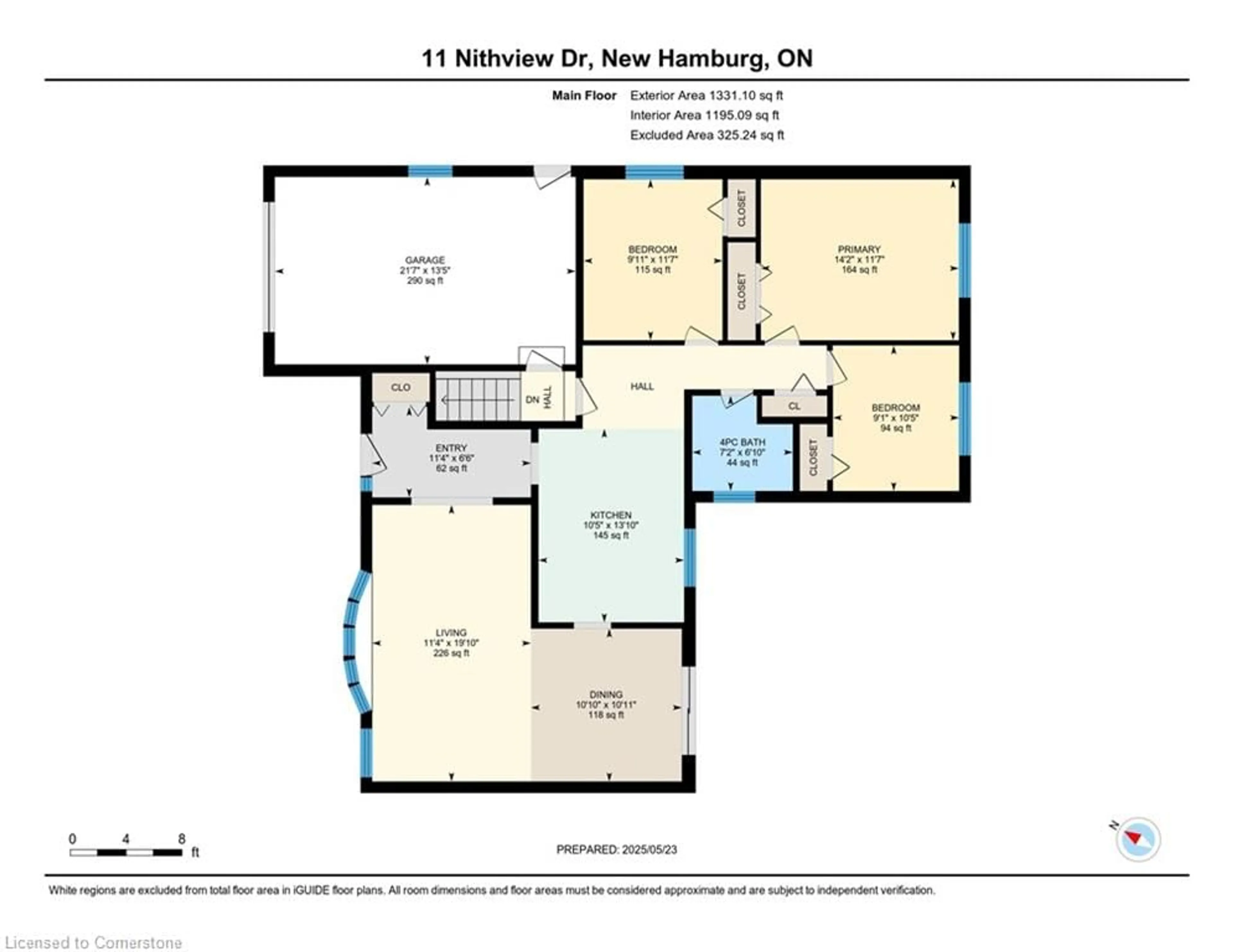 Floor plan for 11 Nithview Dr, New Hamburg Ontario N3A 2H3