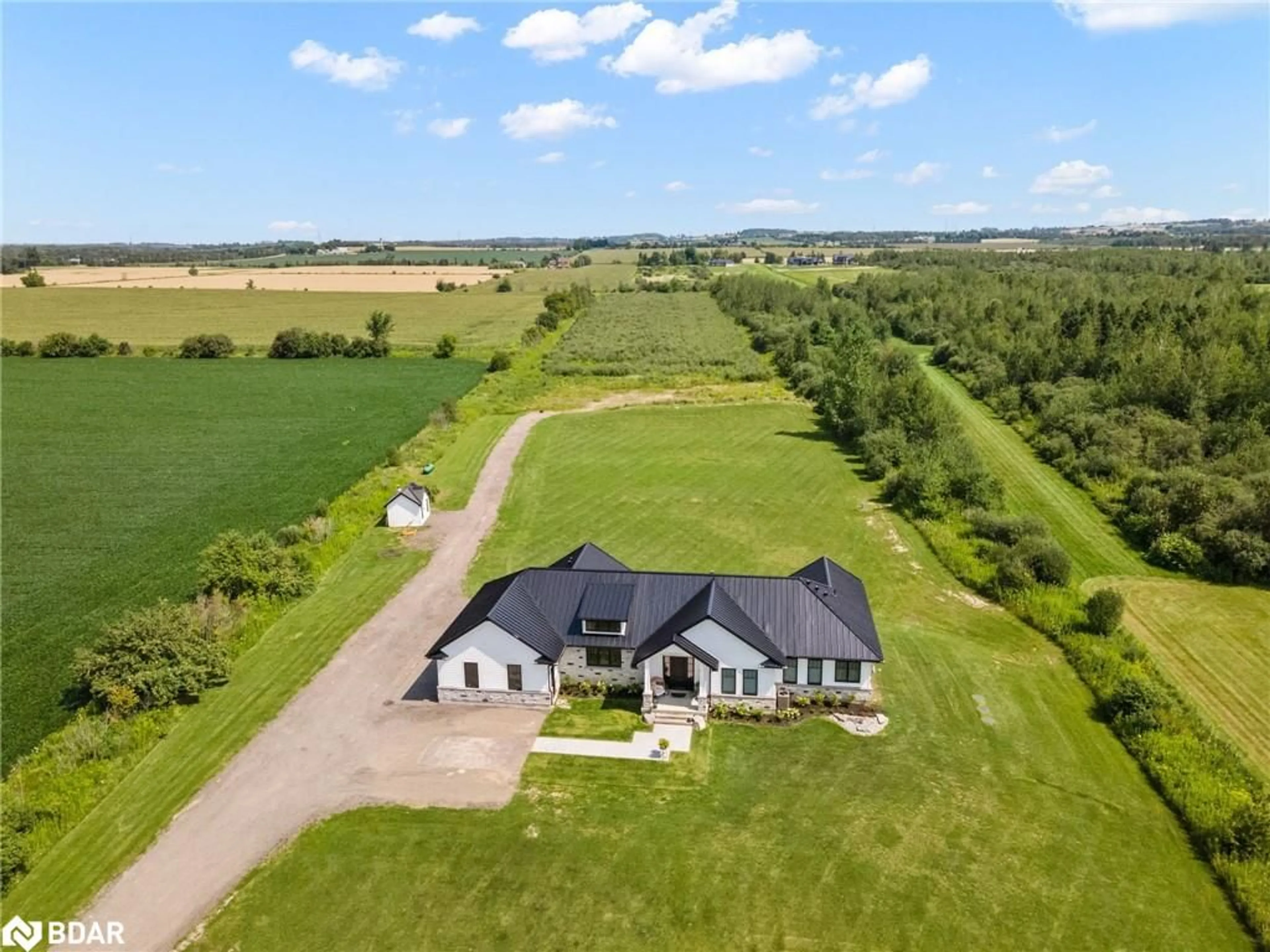 A pic from outside/outdoor area/front of a property/back of a property/a pic from drone, unknown for 373227 6th Line Line, Amaranth Ontario L9W 0M4