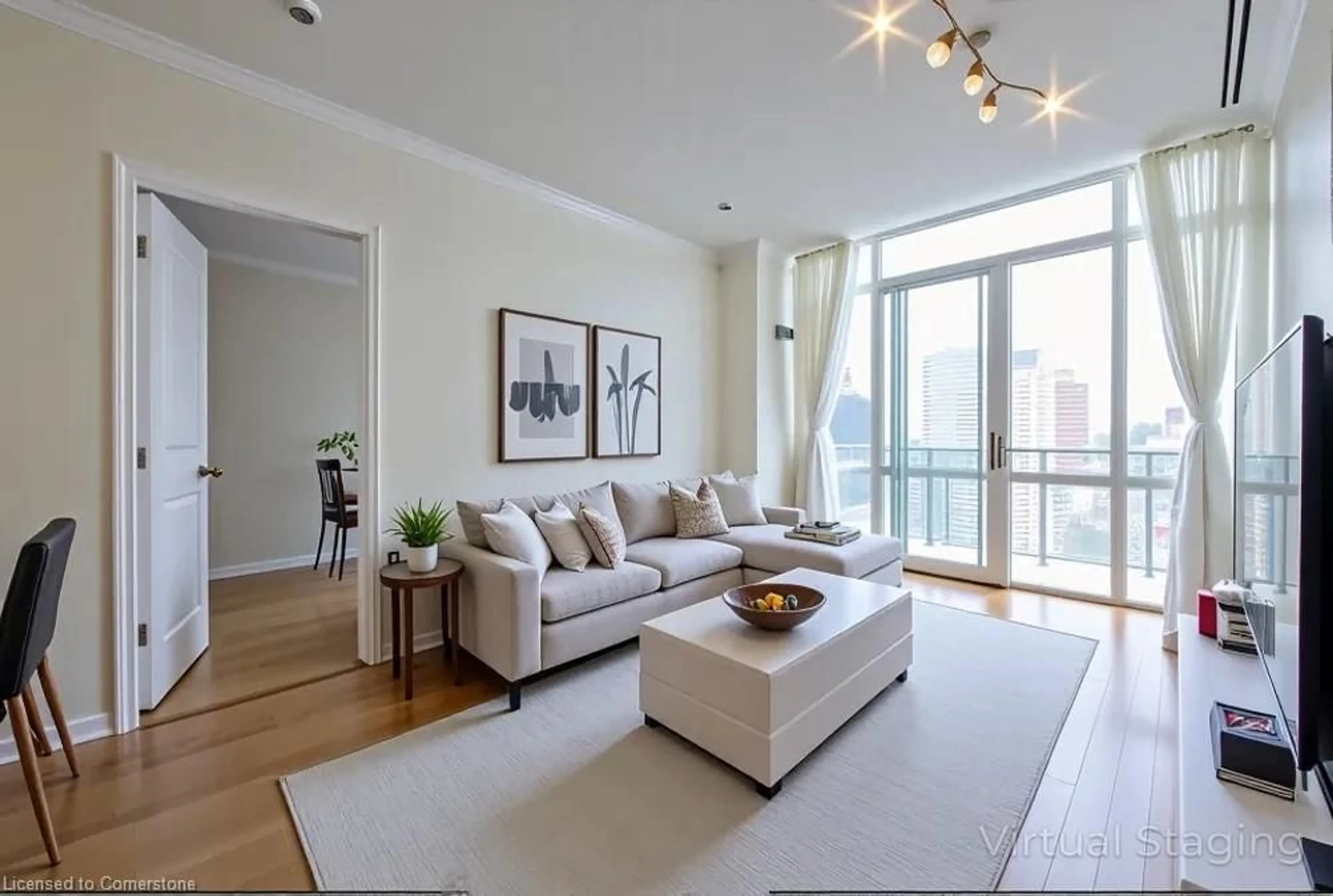 Living room with furniture, unknown for UPH09- 28 Byng Ave, Toronto Ontario M2N 7H4