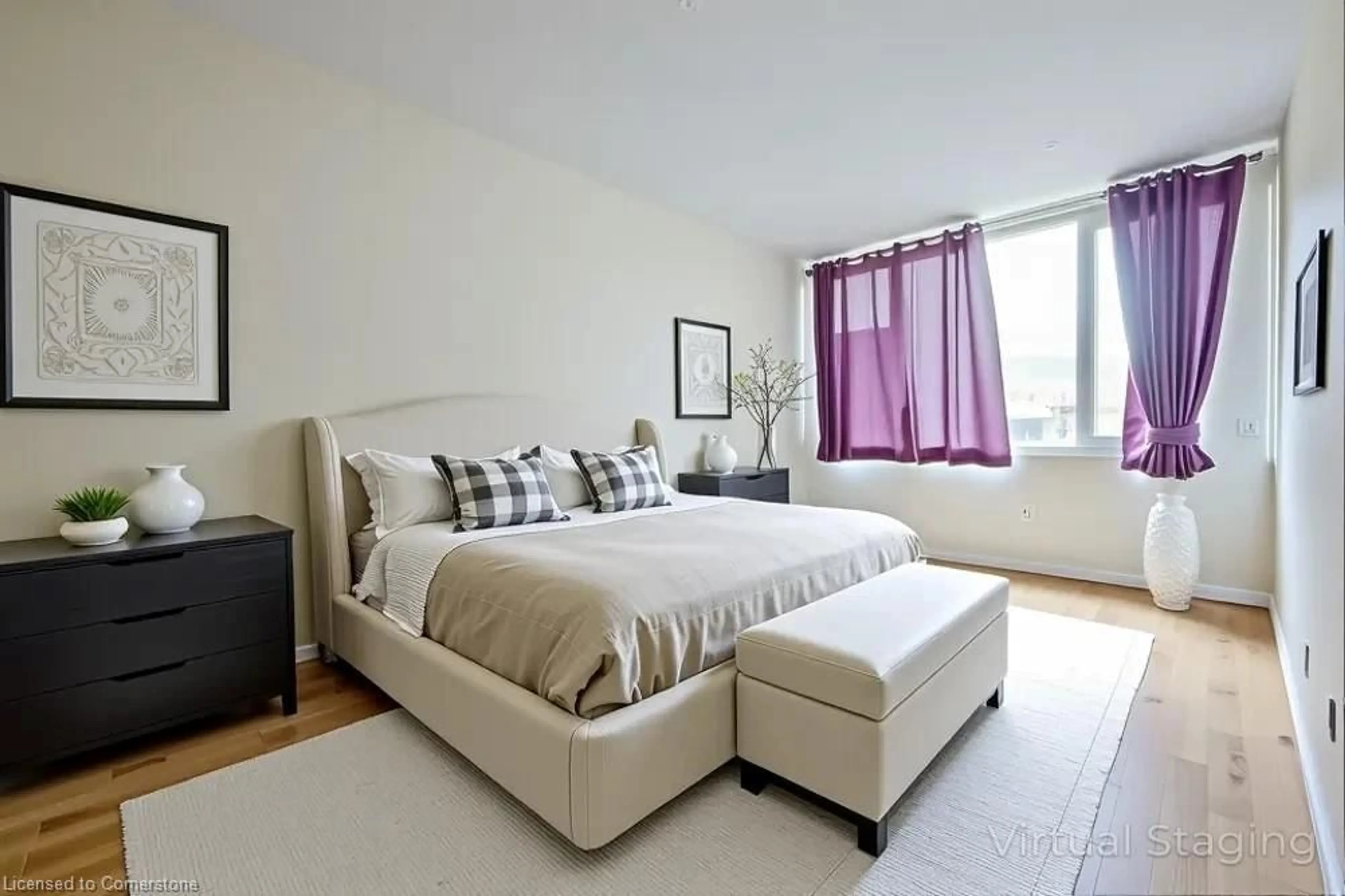 Bedroom with bed, unknown for UPH09- 28 Byng Ave, Toronto Ontario M2N 7H4