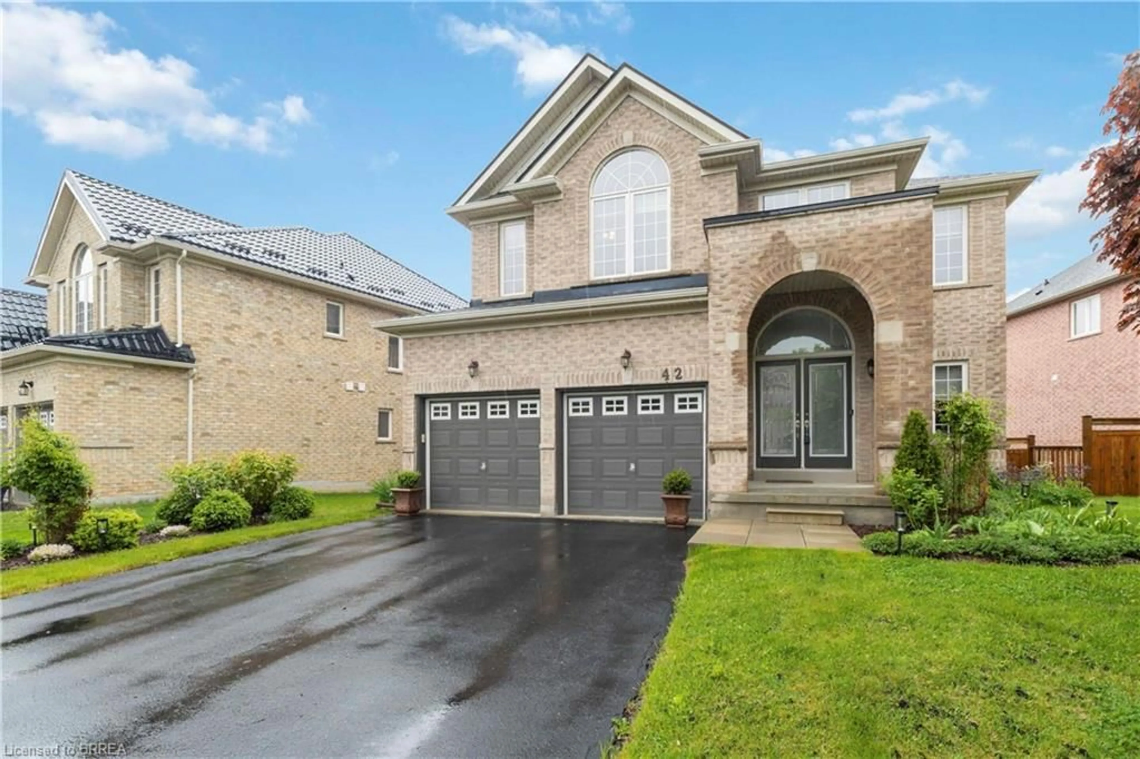 Home with brick exterior material, street for 42 Stephenson Rd, Brantford Ontario N3S 0B2