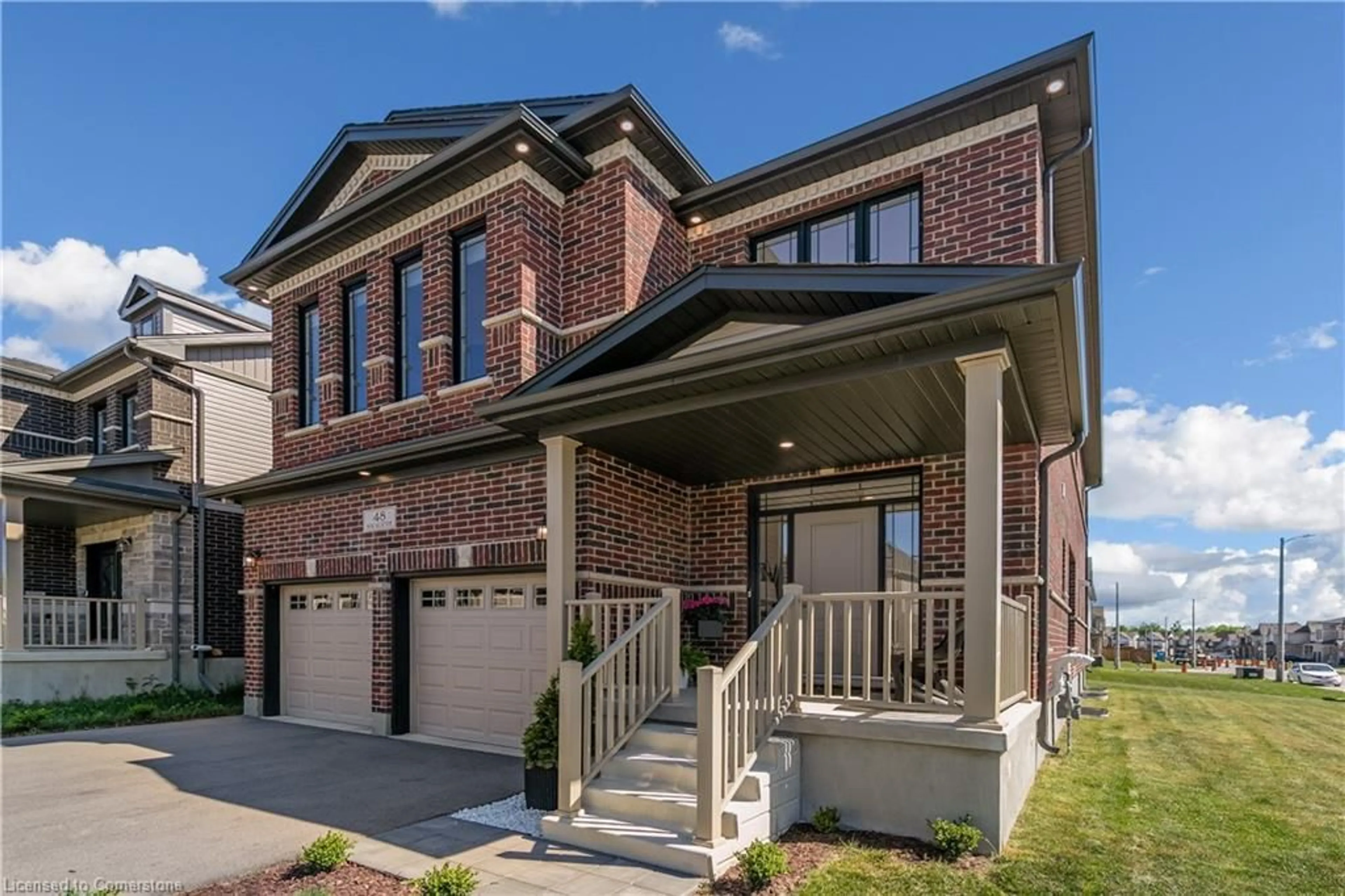 Home with brick exterior material, street for 48 Macalister Blvd, Guelph Ontario N1G 0G6