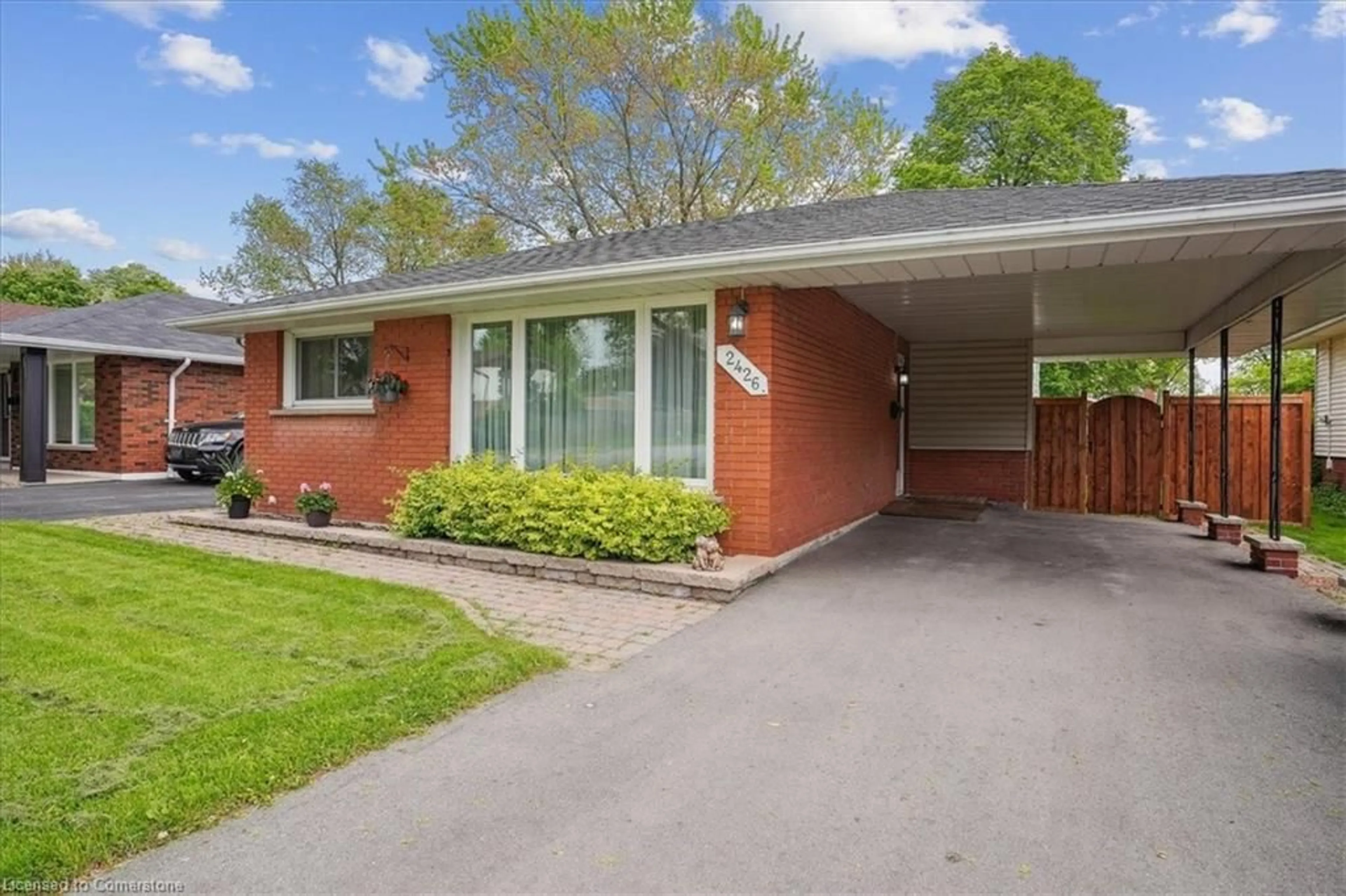 Home with brick exterior material, street for 2426 Tait Ave, Burlington Ontario L7P 1H1